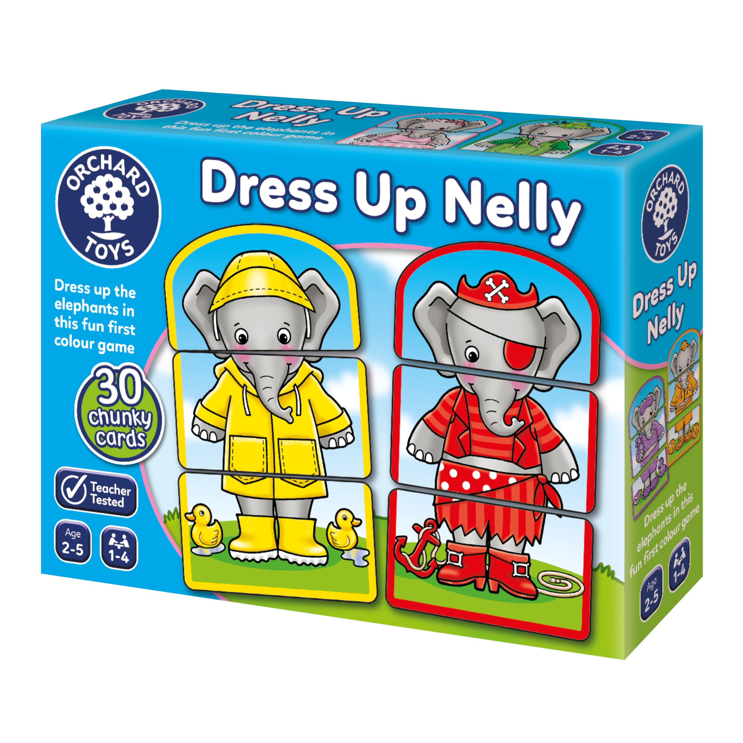 Orchard Toys Dress Up Nelly Card Game for Kids - Colour Matching & Memory Game for Toddlers 2+ 1