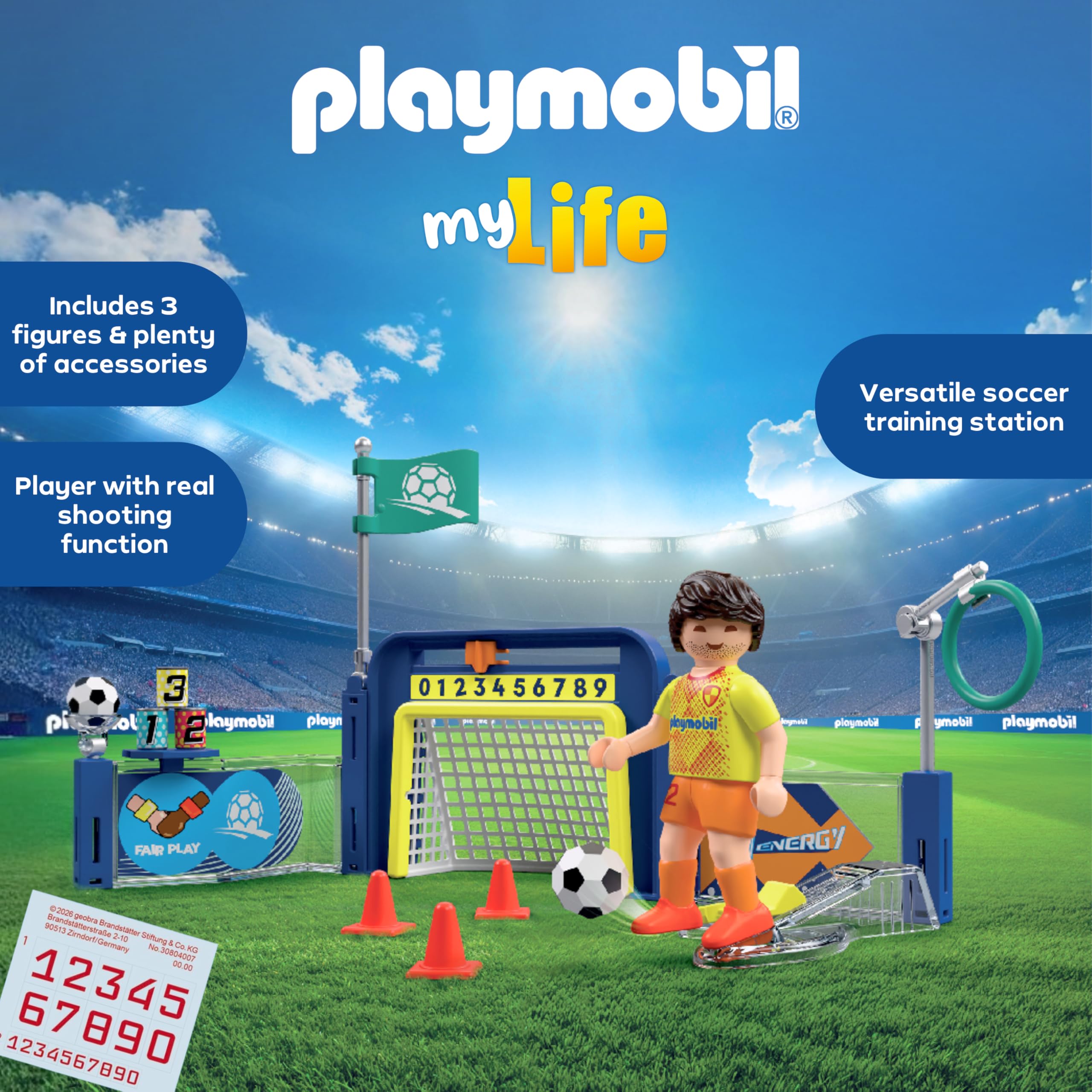 Playmobil | My Life | Soccer Training Station | Training Ground with Target 3