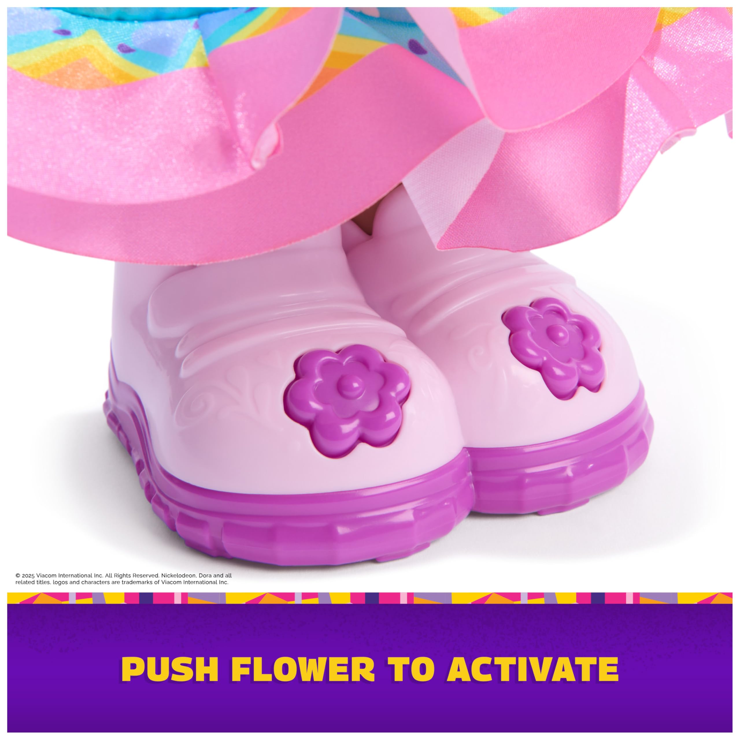 DORA Dance with Me Dora Interactive Dancing Doll | Bilingual | Includes 2 Skirts | Ages 3+ 6