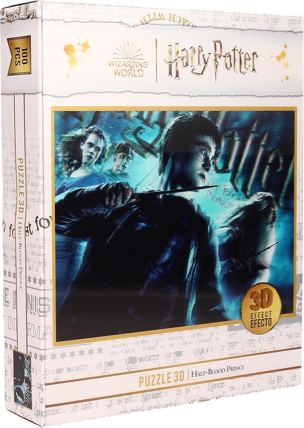 Harry Potter 3D Lenticular Half-Blood Prince Jigsaw Puzzle - 100 Pieces for Ages 3+