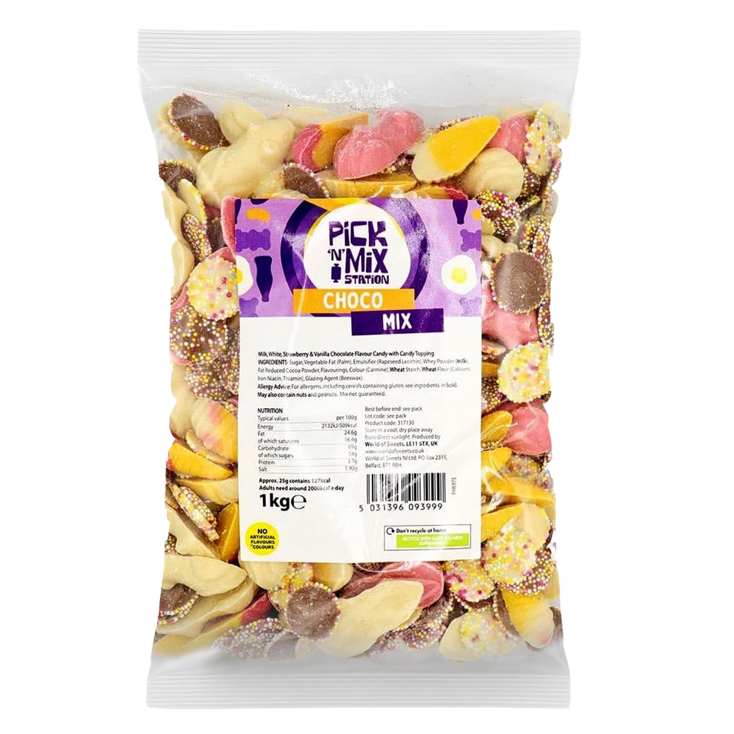 Bonds of London Pick 'n' Mix Station Choco Mix - Retro Chewy Sweets | 1 kg
