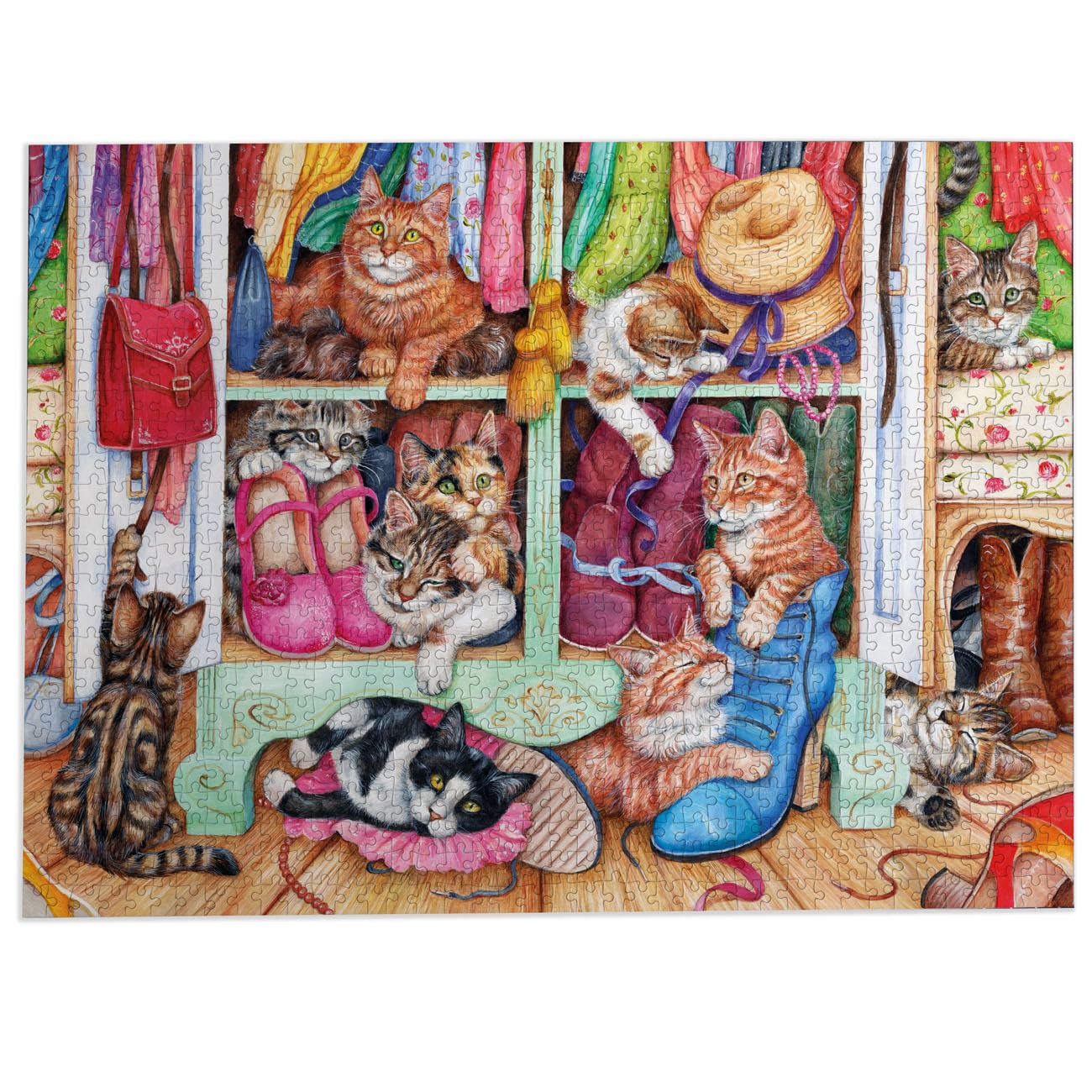 Gibsons Puss in Boots 1000 Piece Jigsaw Puzzle for Adults by Debbie Cook | 68 x 49 cm 7