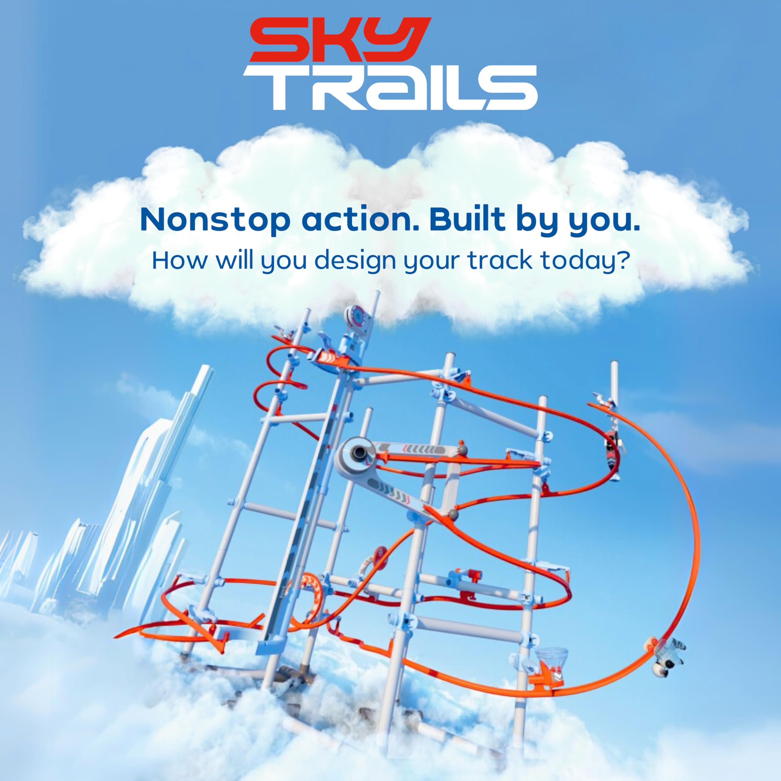 Sky Trails Connection Pack - Expansion Set for Building Exciting Racing Tracks 14