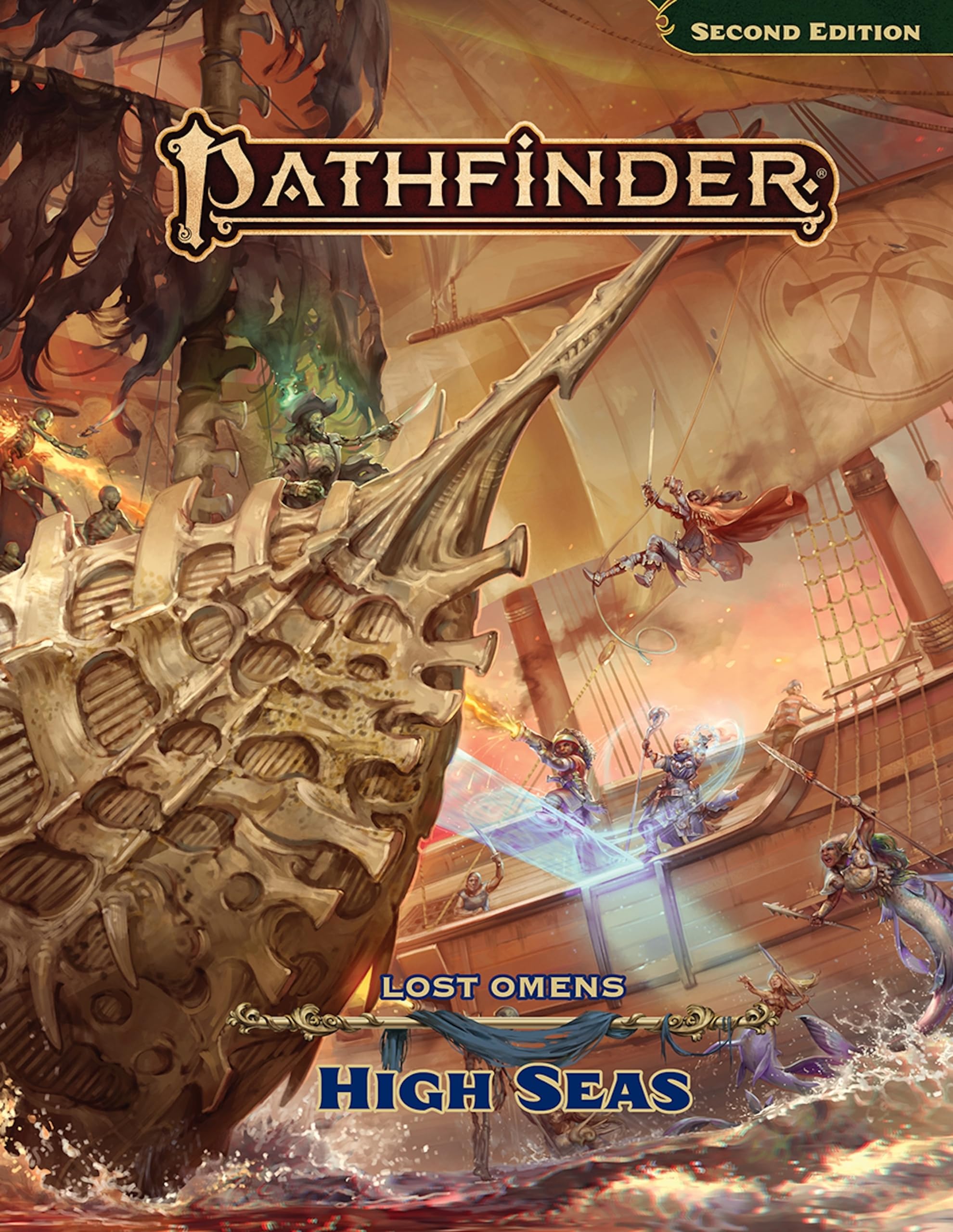 Paizo Pathfinder Lost Omens High Seas (Pathfinder Second Edition) - Hardcover, English