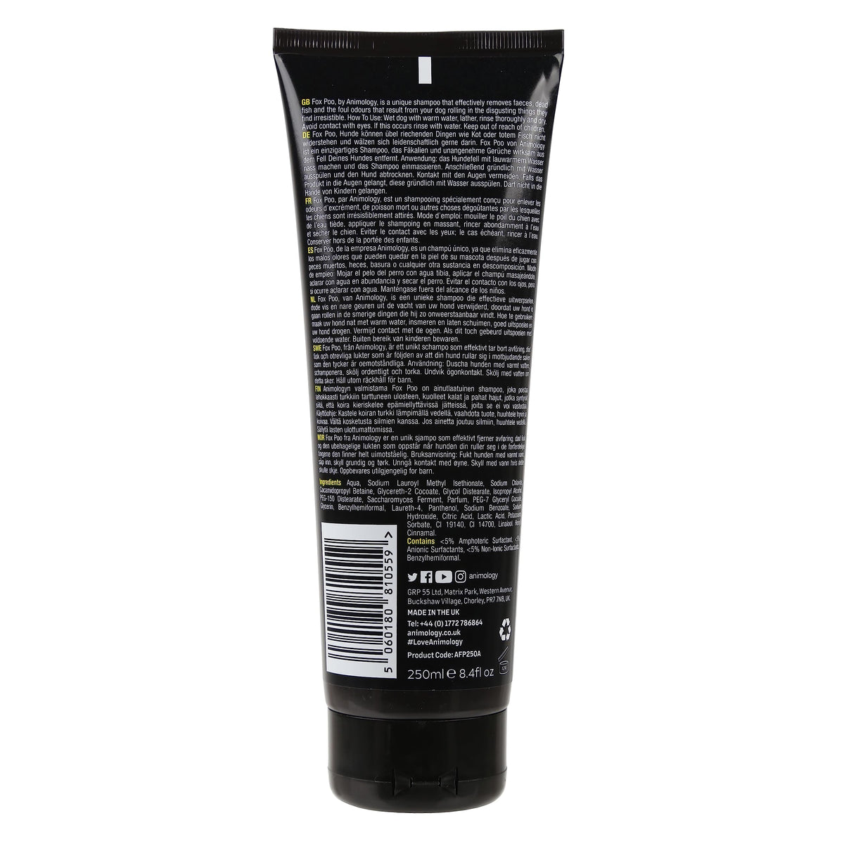 Animology Fox Poo Dog Shampoo - 250 ml