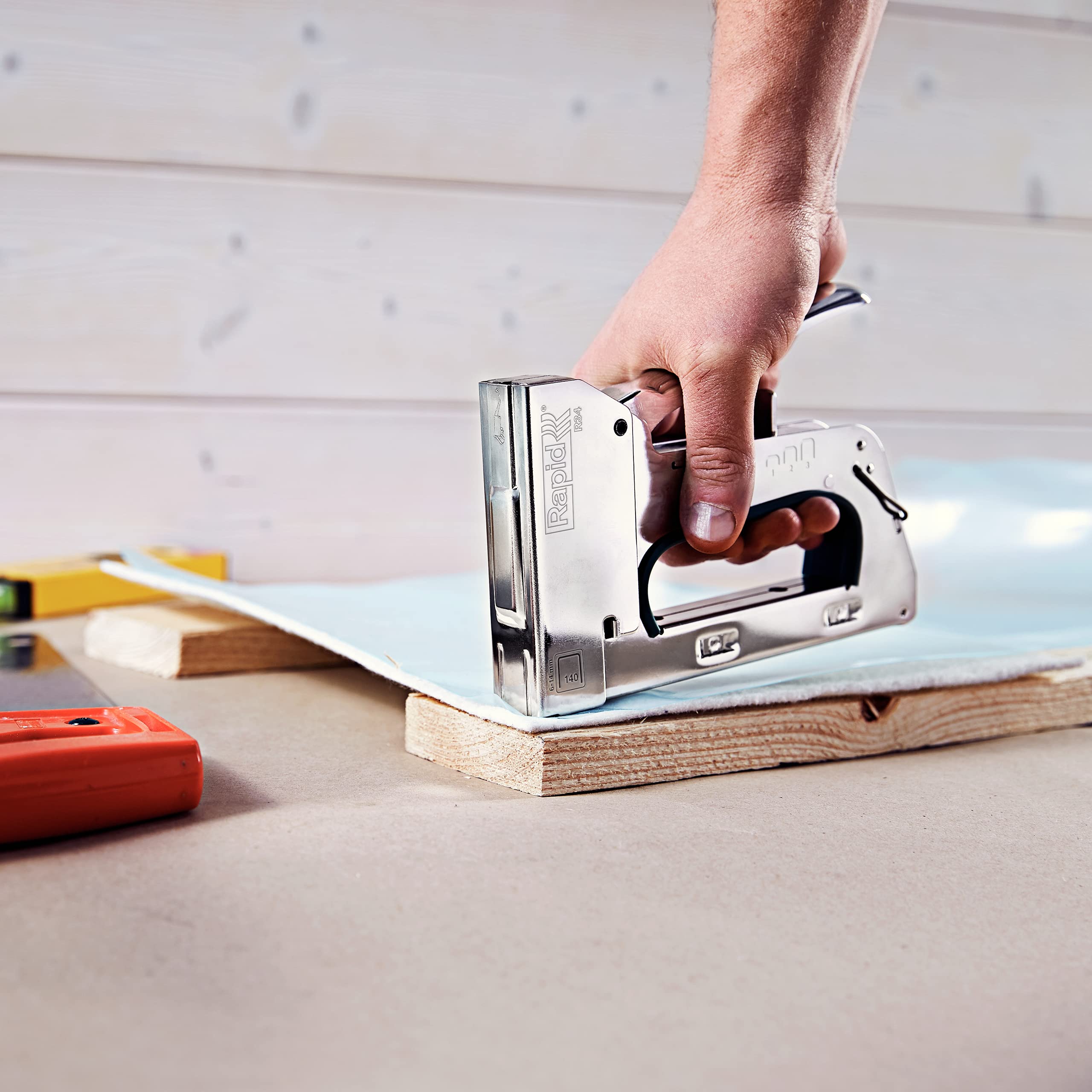 Rapid PRO R34 Heavy Duty Manual Staple Gun for No. 140 Staples | Steel Construction | Made in Sweden