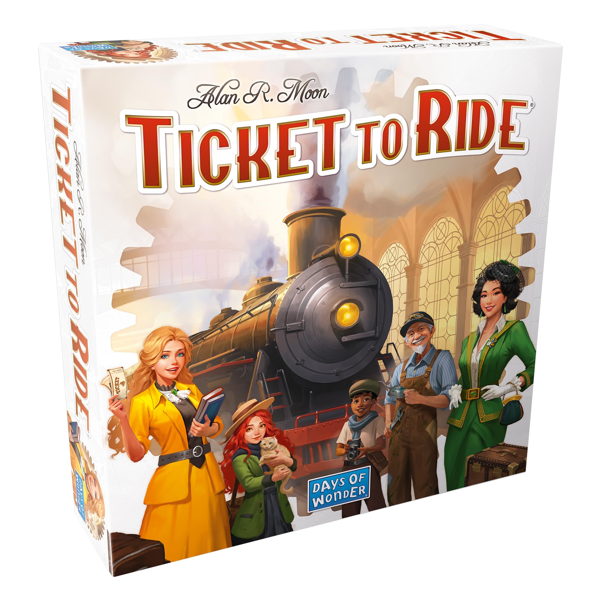 Days of Wonder Ticket to Ride Refresh Edition Board Game | Ages 8+ | 2-5 Players | 30-60 Min Playtime