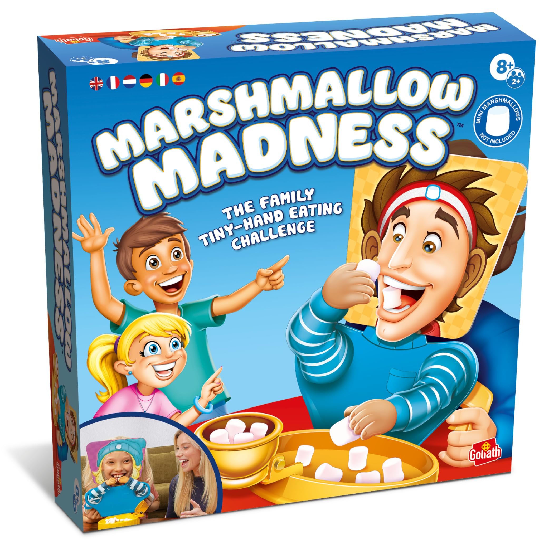Goliath Marshmallow Madness - Hilarious Tiny Hands Party Game for Ages 8+ | 2+ Players 1