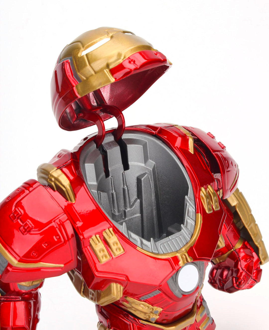 Jada Marvel Hulkbuster Armour with Iron Man Die-Cast Figure - 6 Inch Metallic Action Figure