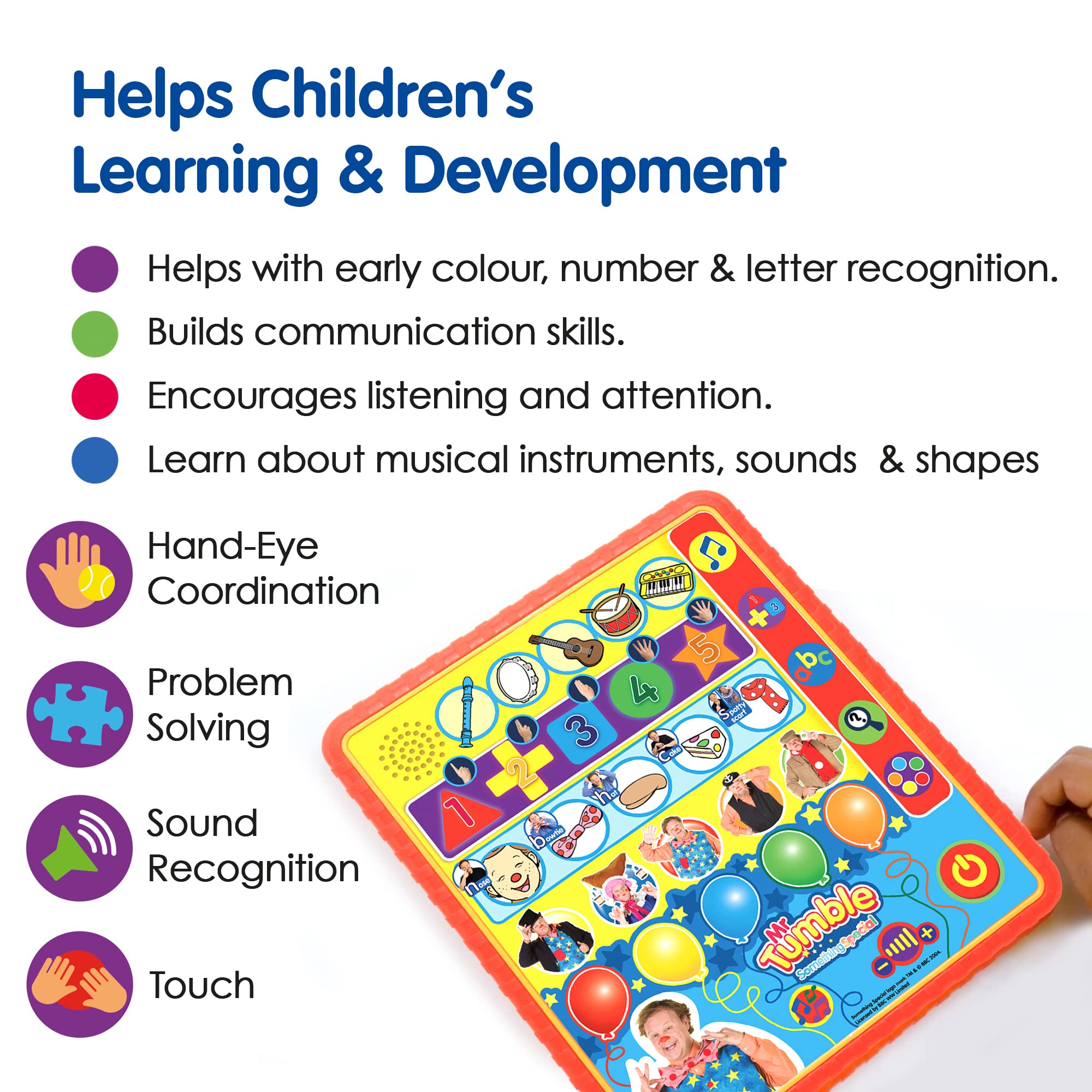 Mr Tumble SS01 Friends Something Special Learning Pad - Interactive Educational Toy for Ages 2+ 7