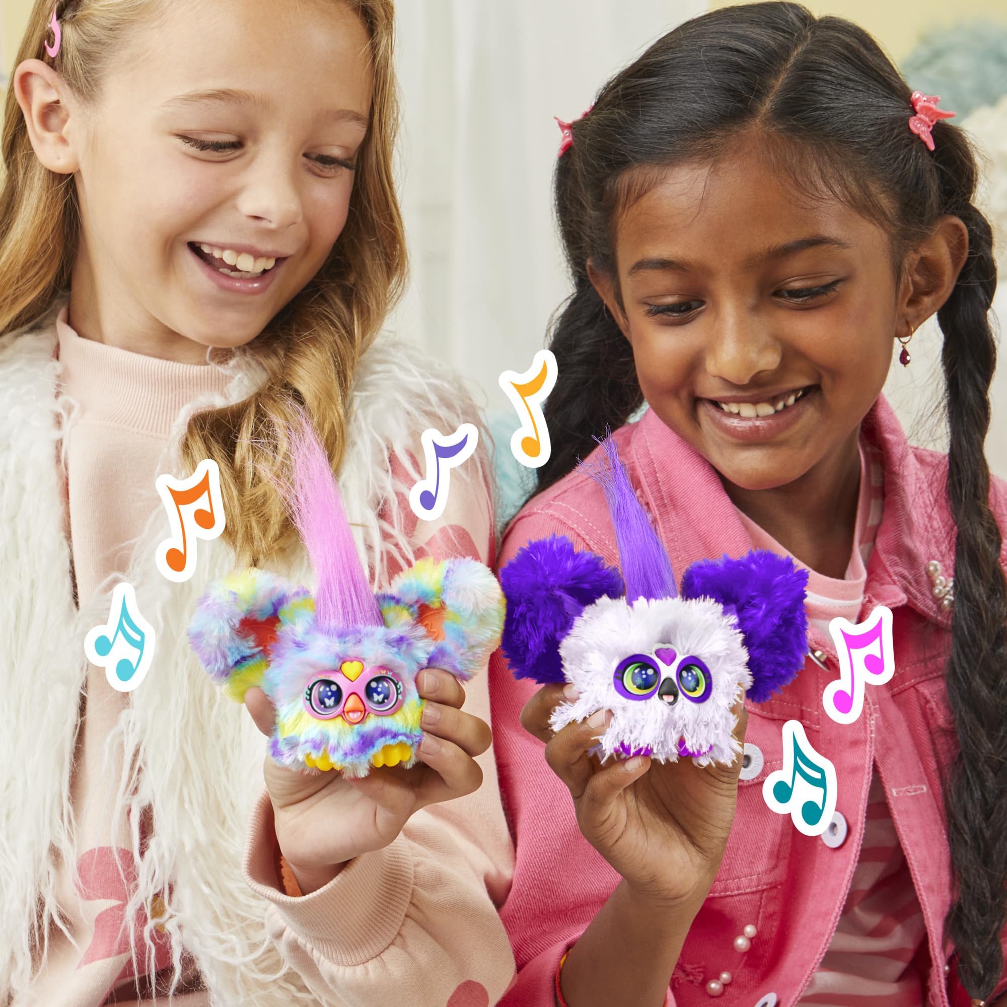 Furby Swee-Dee Spring Mini Plush Interactive Toy with Sounds and Music 5