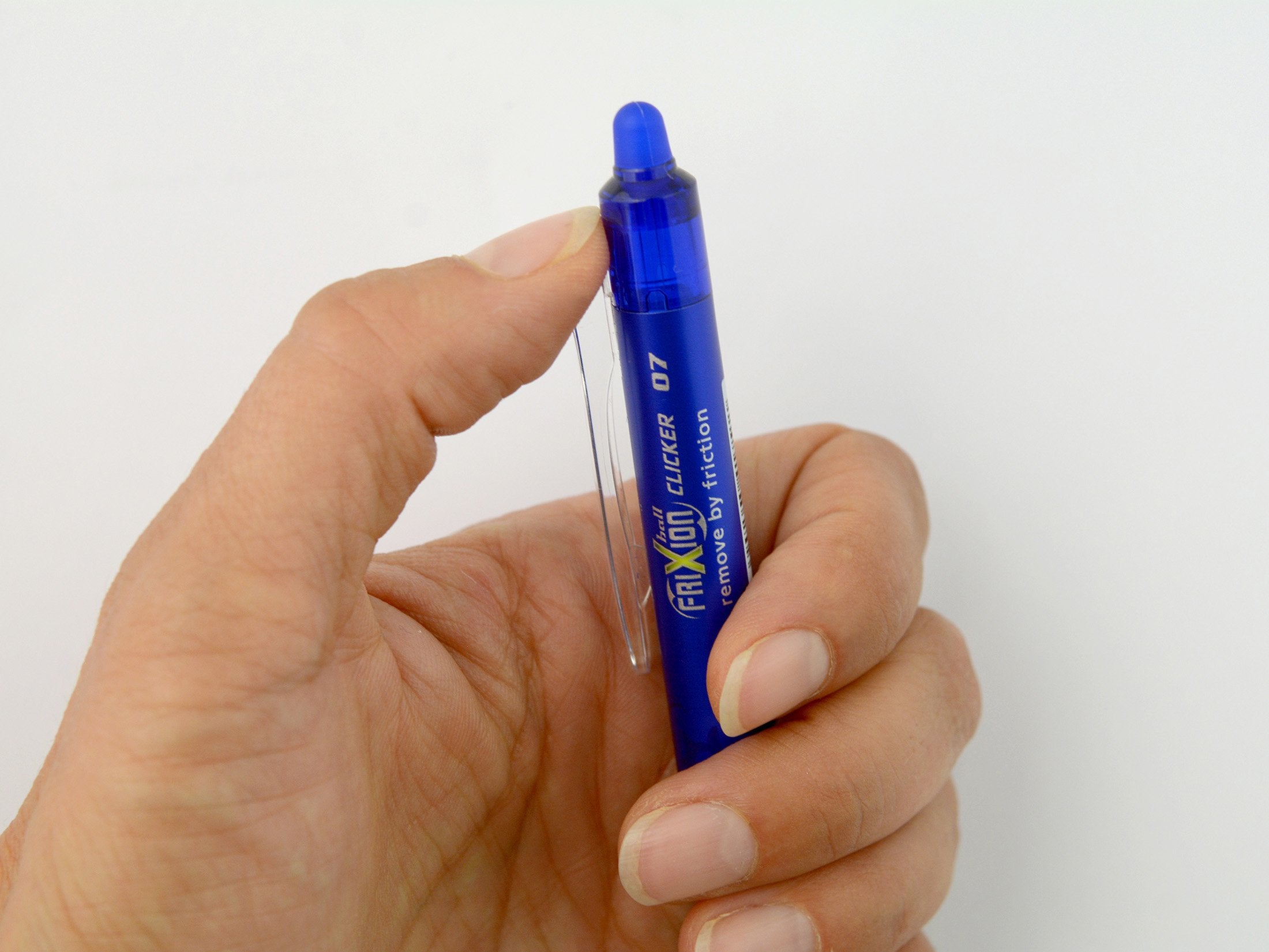 PILOT FriXion Clicker Erasable Rollerball Pen Set - 4 Pack Medium Tip (Black, Blue, Red, Green) 4