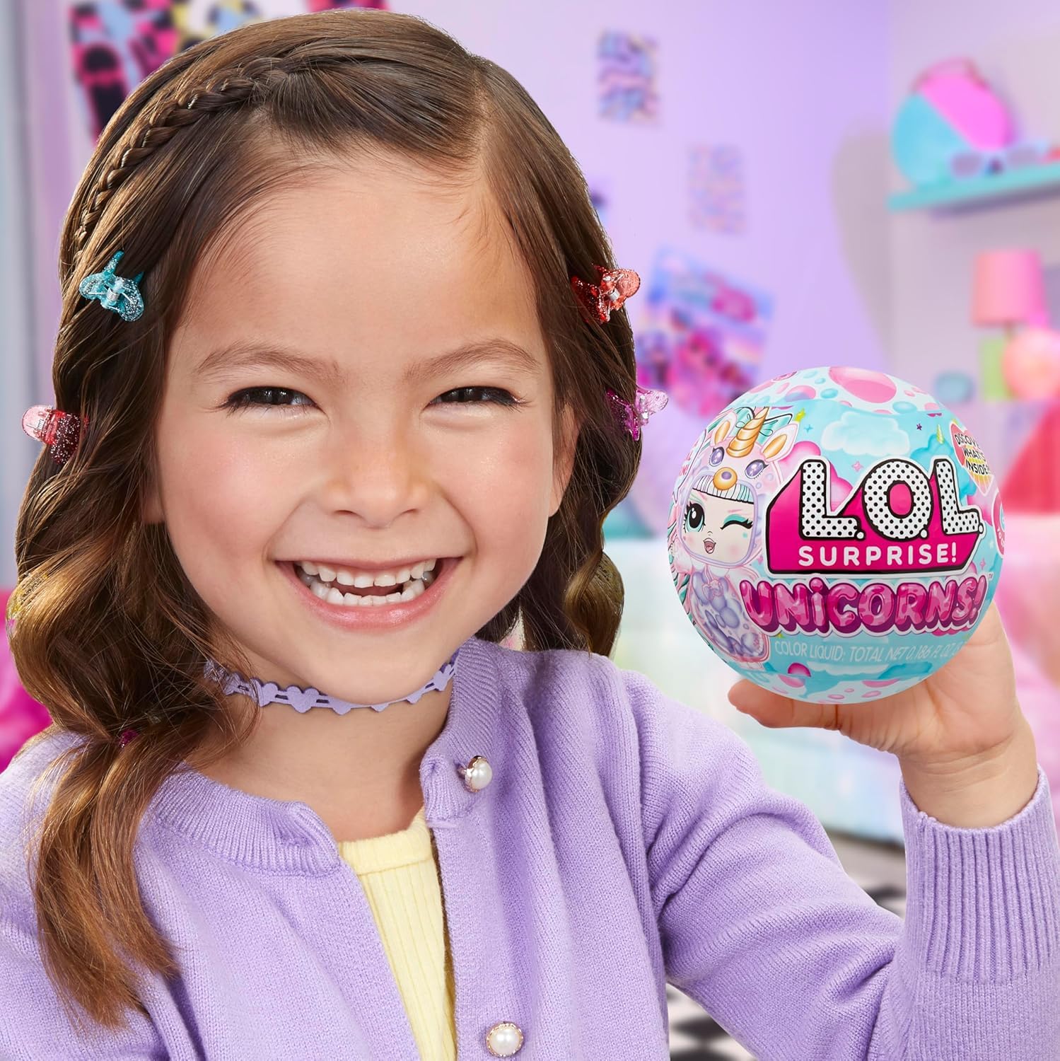 L.O.L. Surprise! Unicorn Tots Doll with Lava Lamp Experience | Multicolor | Ages 3+ 8