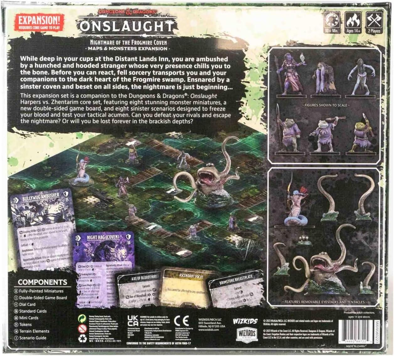 Dungeons & Dragons: Nightmare of the Frogmire Coven – Karten- und Monster-Erweiterung für WizKids-Miniaturen