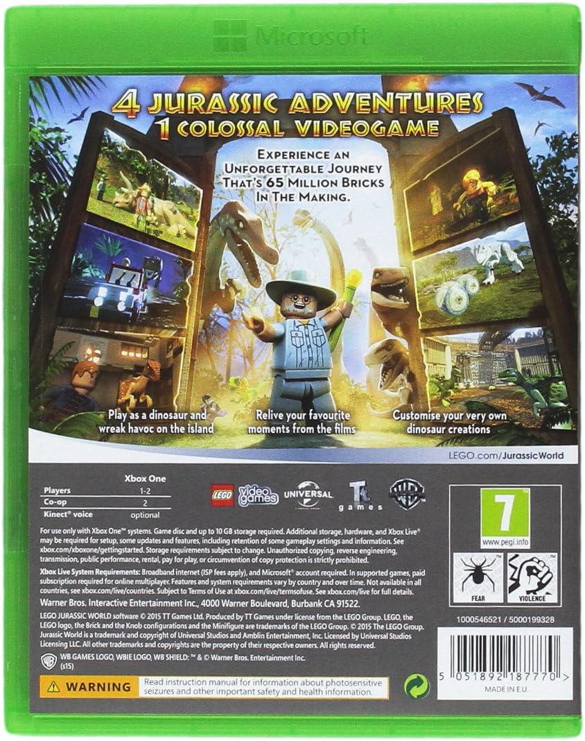 LEGO Jurassic World - Xbox One Video Game 3