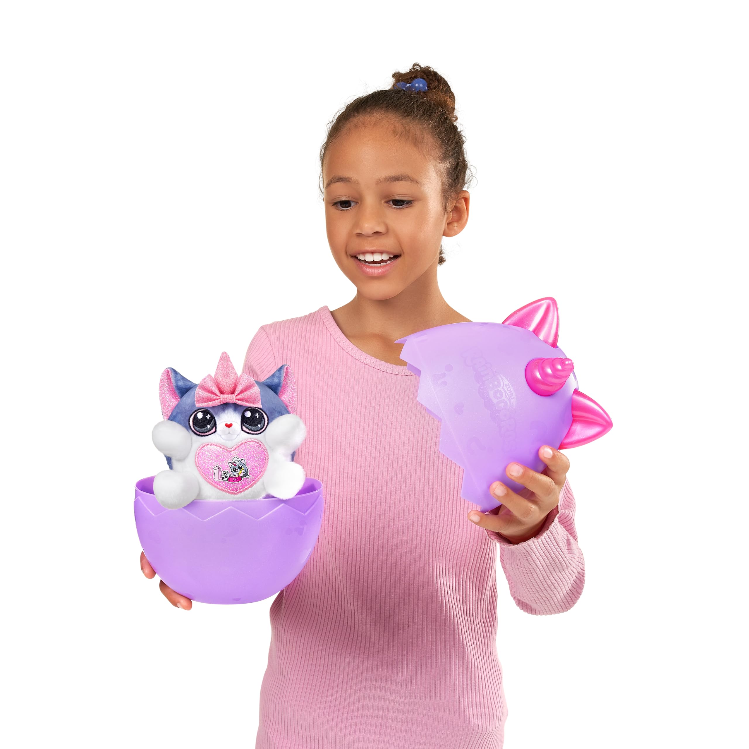 Rainbocorns Kittycorn Surprise Series 2 - Sola the Bengal Cat Collectible Plush | 10 Surprises | Ages 3+ 4