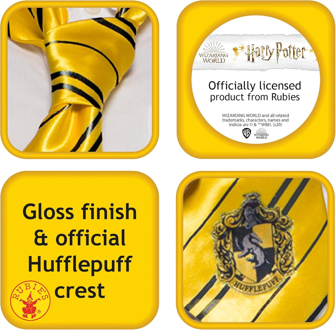 Rubie's Harry Potter Hufflepuff Costume - One Size Fits Most (Deluxe Tie)