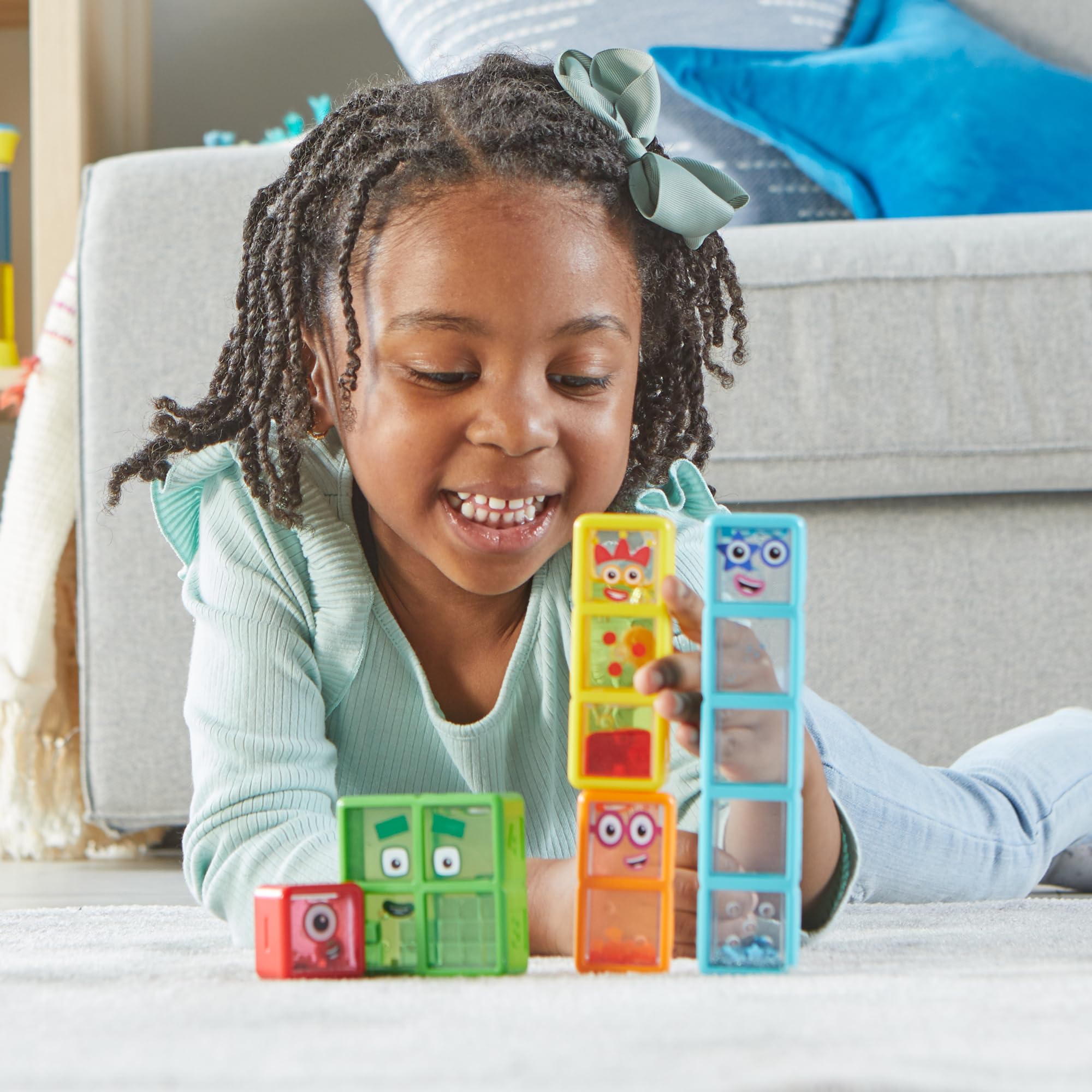 Learning Resources Numberblocks One to Five Sensory Bottles - Educational Fidget Toys for Ages 3+ 5