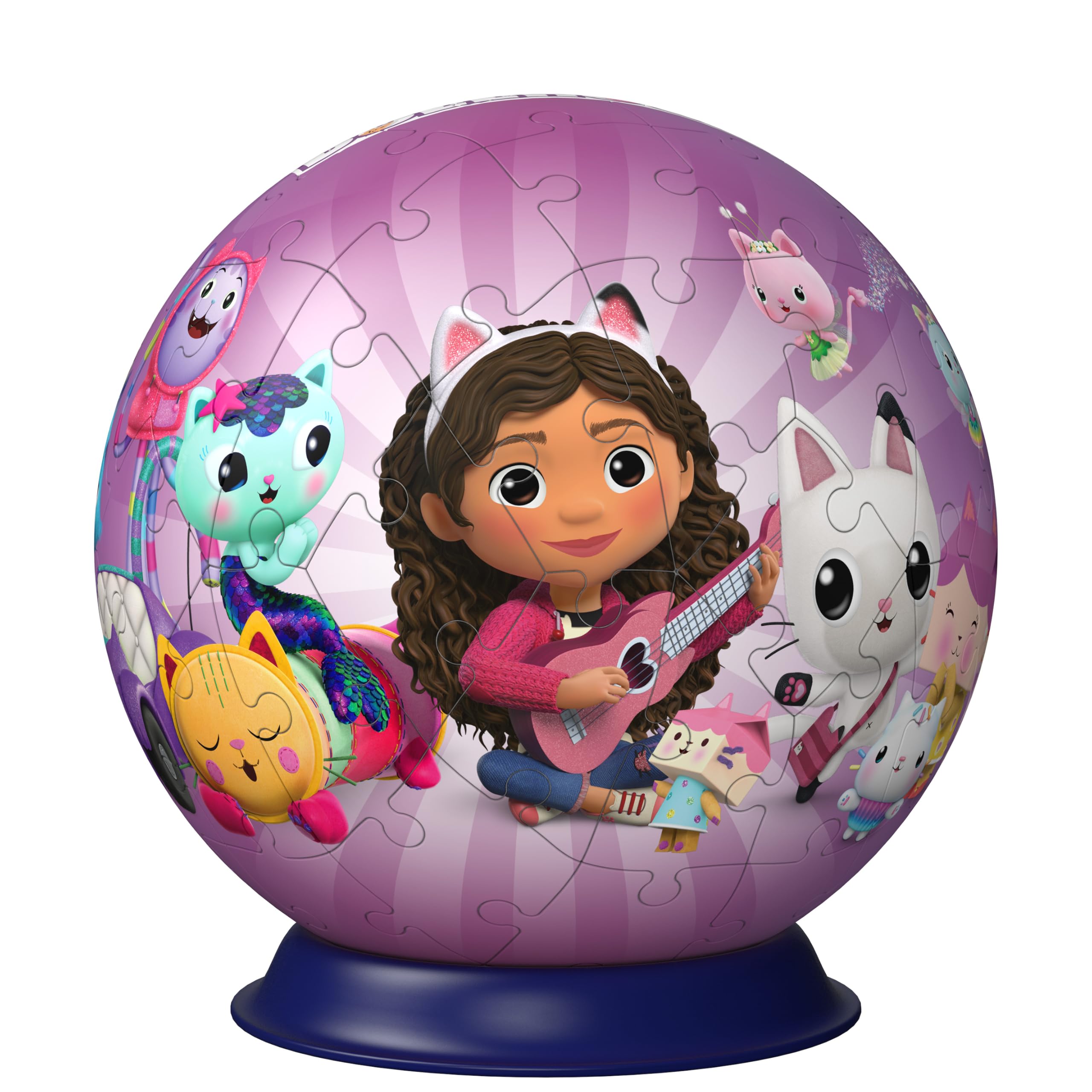 Ravensburger Gabby's Dollhouse 3D Puzzle Ball - 72-Piece Plastic Puzzle for Kids 6 Years and Up 5