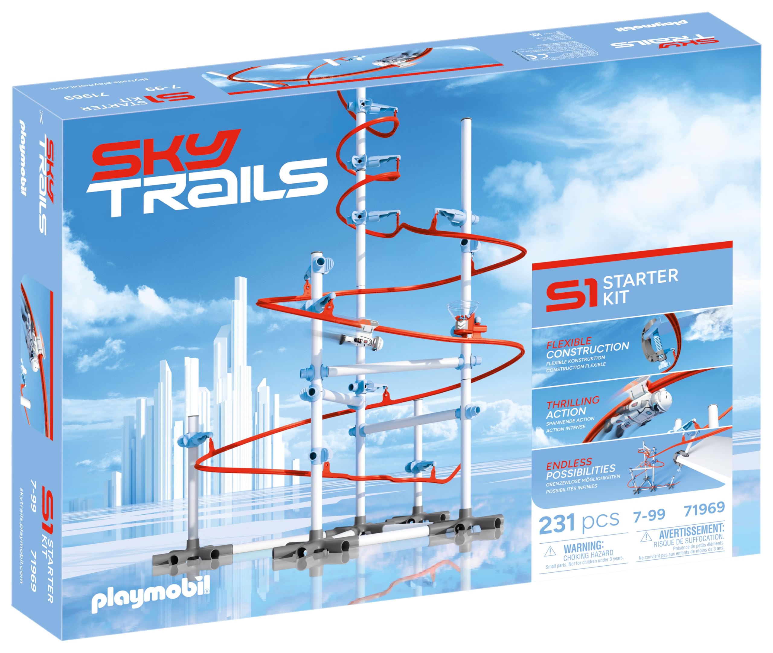 Sky Trails Starter Kit - Building Toy for Kids 7+ with 231 Pieces