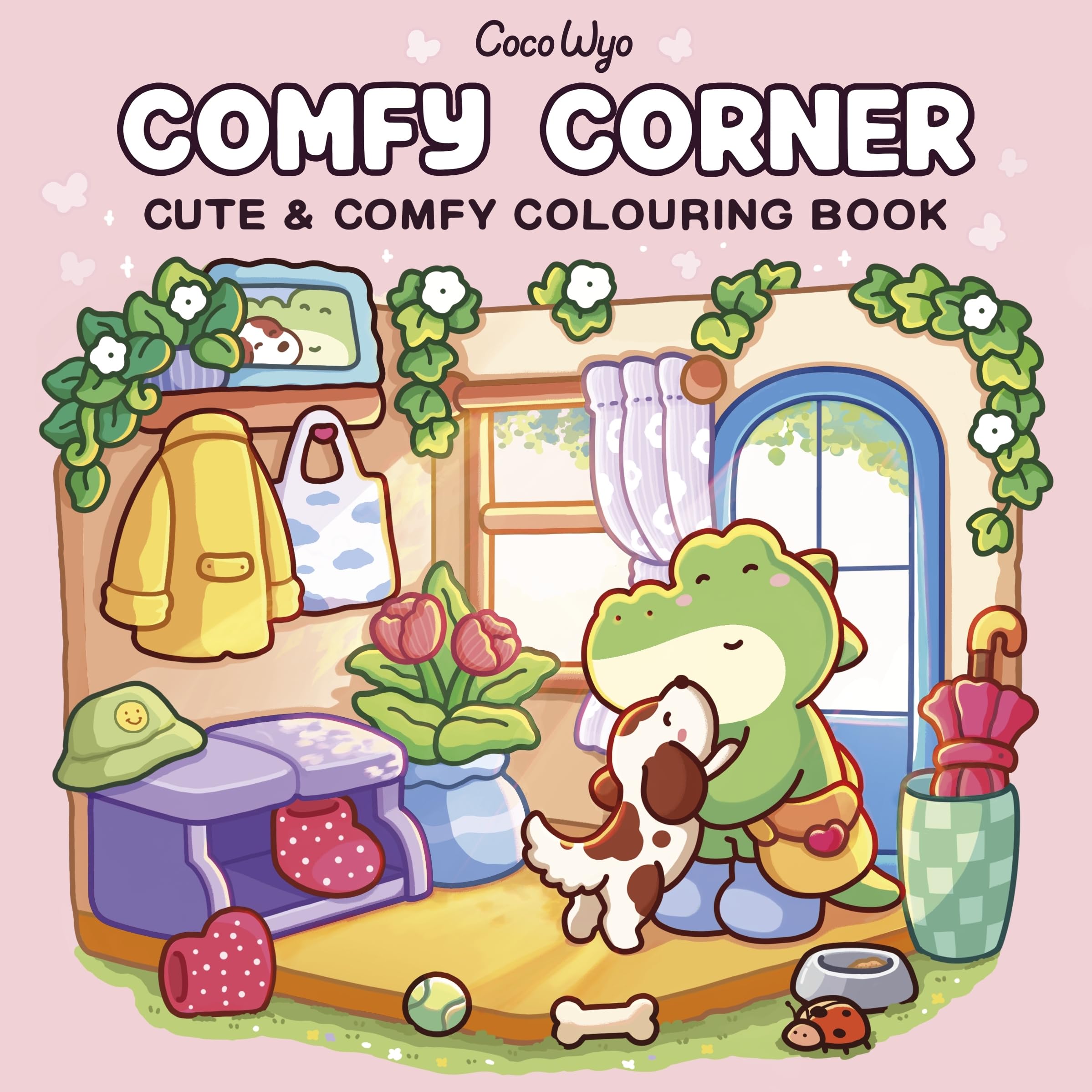 Penguin Comfy Corner: Coco Wyo Colouring Book | 45 Scenes | Paperback 1
