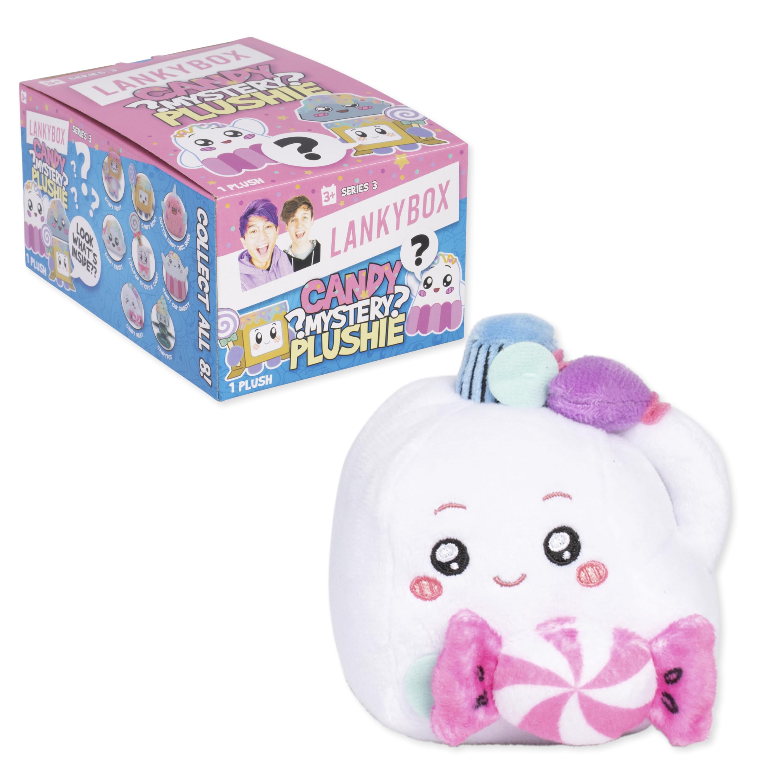LankyBox Mystery Plush - Candy Collection Mini Plush Blind Box for Kids 3+