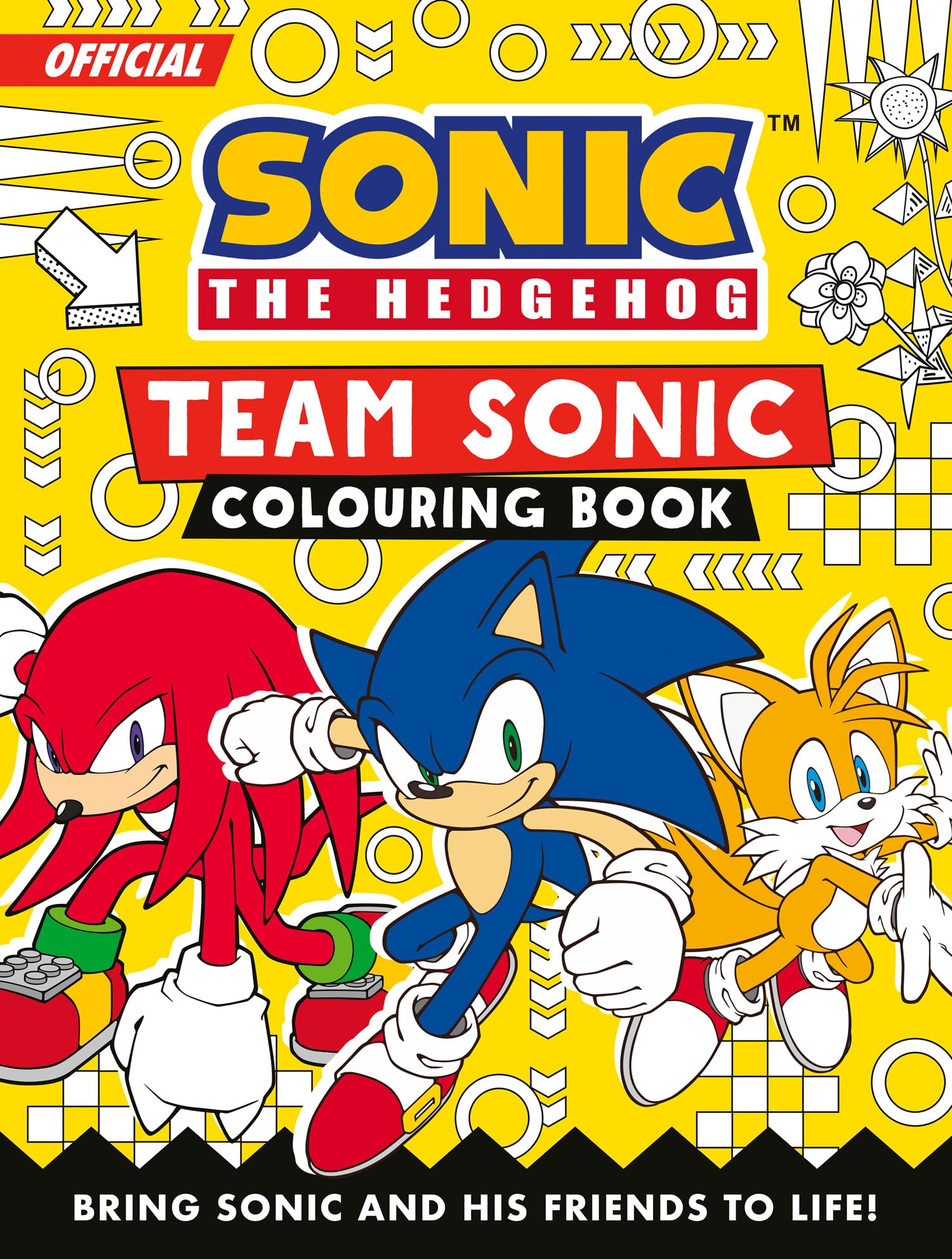 Farshore Sonic the Hedgehog Team Sonic Colouring Book | Paperback | Ages 5-9 1