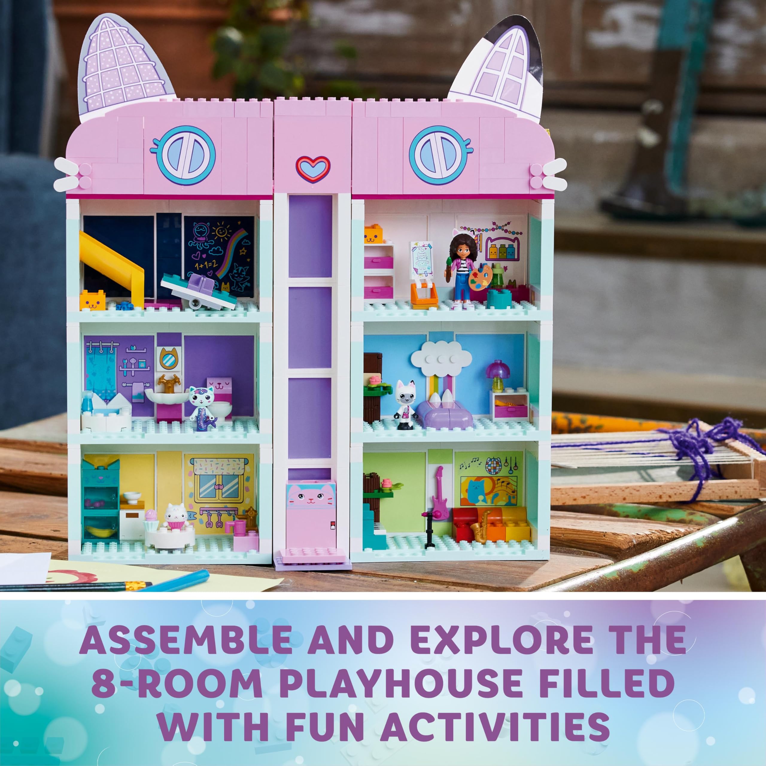 LEGO Gabby's Dollhouse 10788 - 4-Floor Dollhouse with 4 Figures | Ages 4+ 3