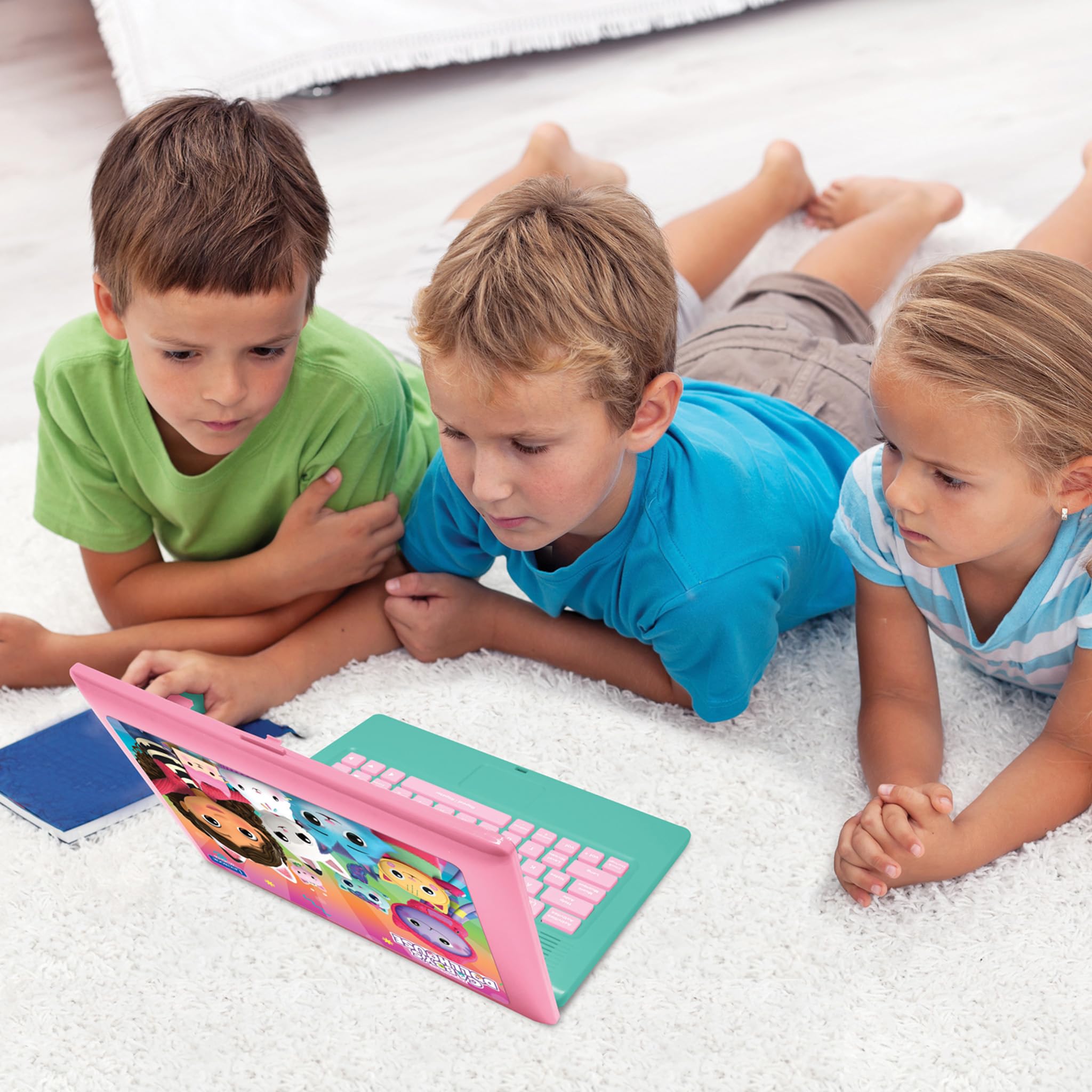 Lexibook Gabby's Dollhouse Bilingual Educational Laptop - 124 Fun Learning Activities for Kids 13