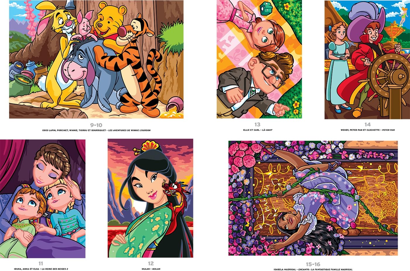 HACHETTE HEROES Mystery Colouring - Classics Vol 3: Reveal iconic Disney characters with colour codes | 128 Pages | English & French Language 5