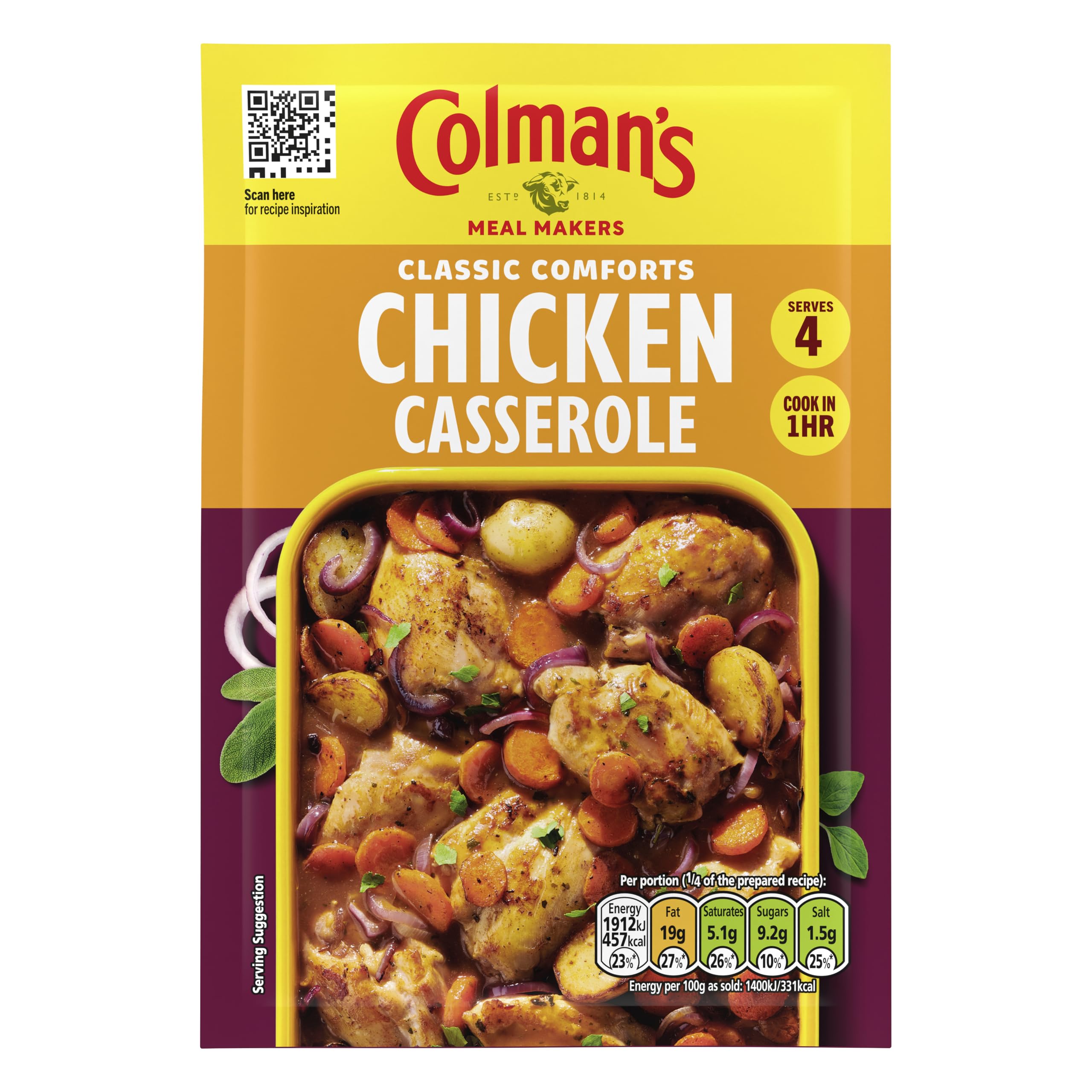 Colman's Chicken Casserole Meal Maker - Classic Comforts Poultry Seasoning Mix 3