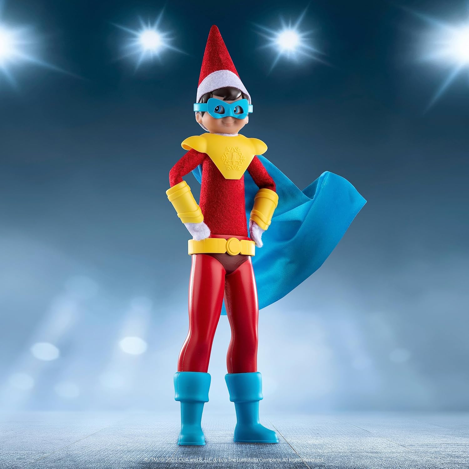 MagiFreez Polar Power Hero Costume - Gold Superhero Outfit for Scout Elf 5