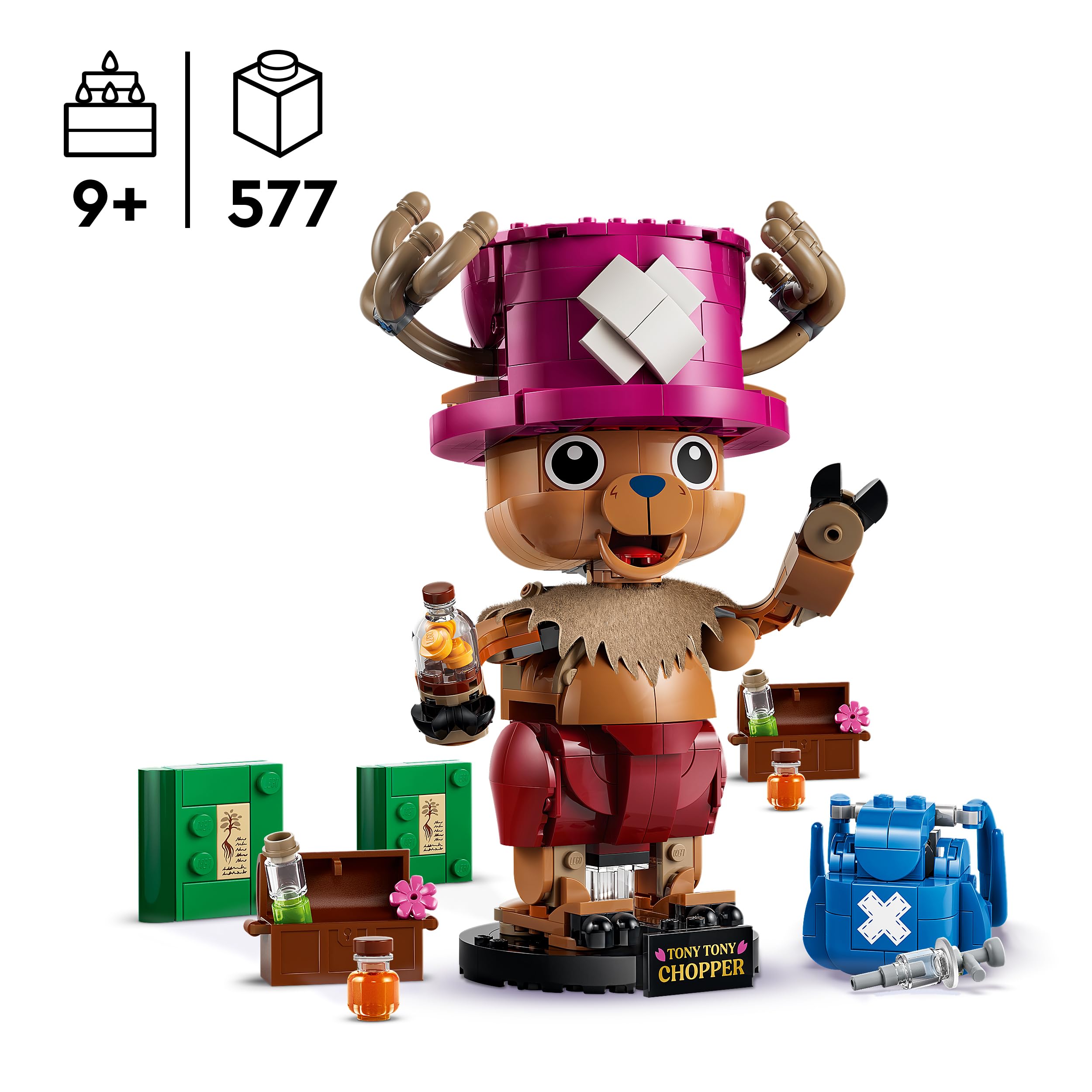 LEGO ONE PIECE Tony Tony Chopper Figure Building Set | Ages 9+ | Model 75643 2