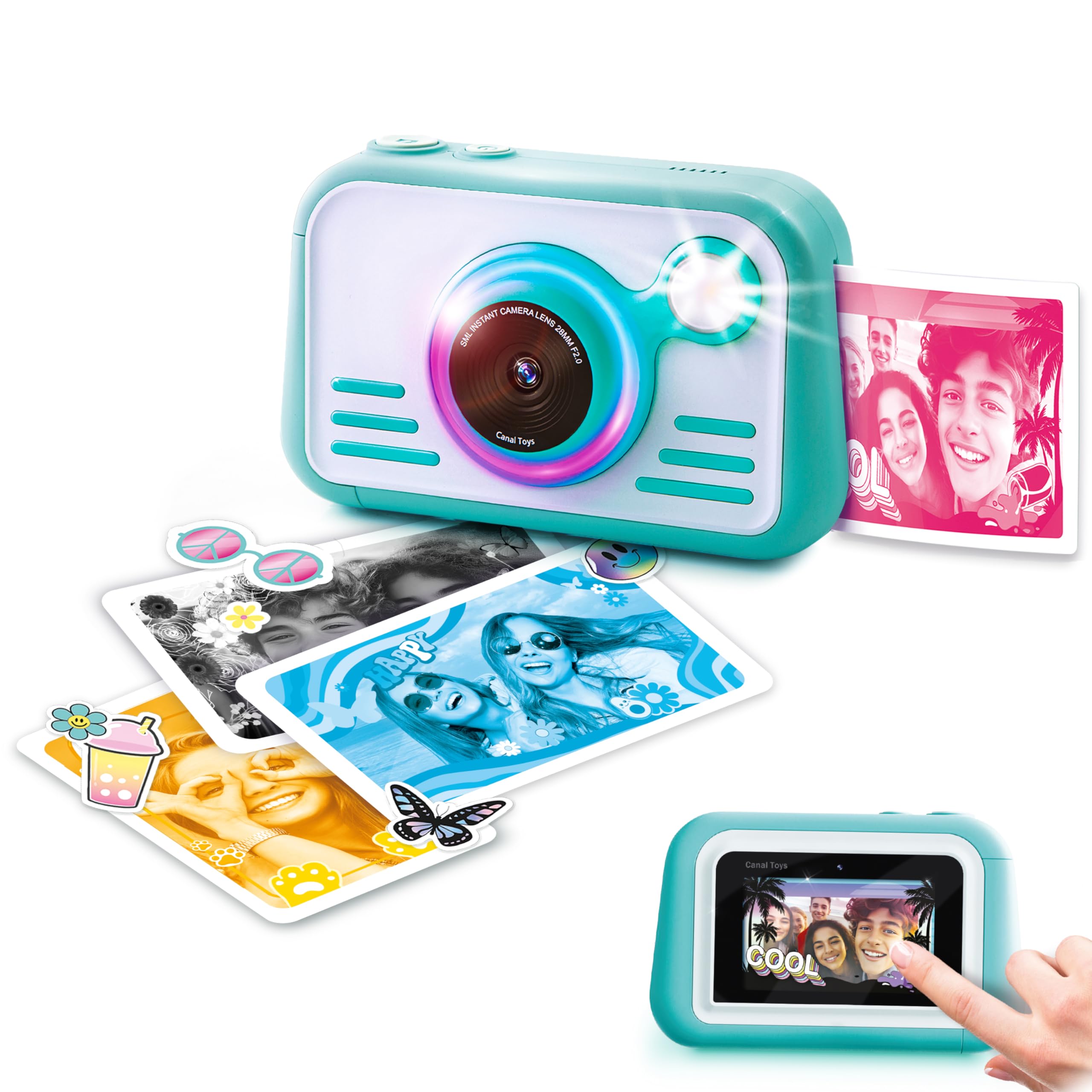 Photo Creator Instant Print Camera 2.0 - 32MP Digital Camera with 3" Touchscreen & Real Photo Prints