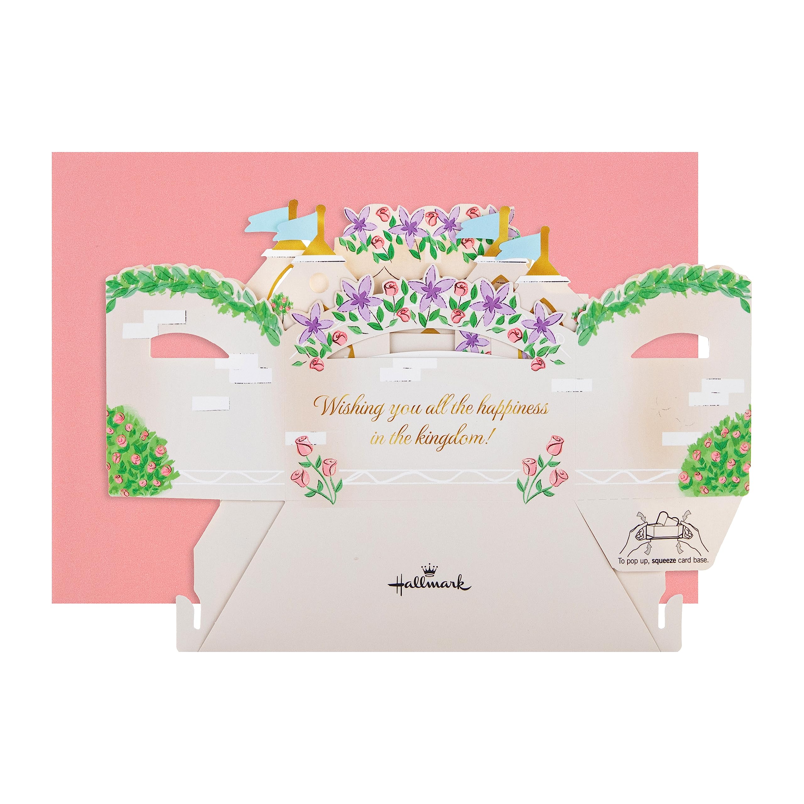 Hallmark Disney Princesses 3D Pop Up Birthday Card for Girls | FSC Certified | Large Letter Size 5
