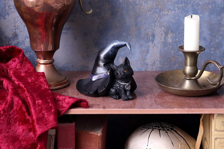 Nemesis Now Wiccan & Witchcraft Collection - Prue Cat Figurine in Black
