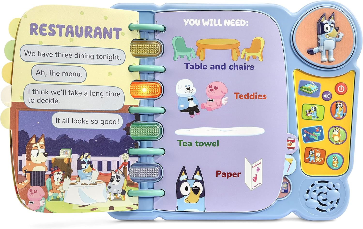 VTech Bluey's Book of Games - Interactive Learning Toy for Ages 3-6