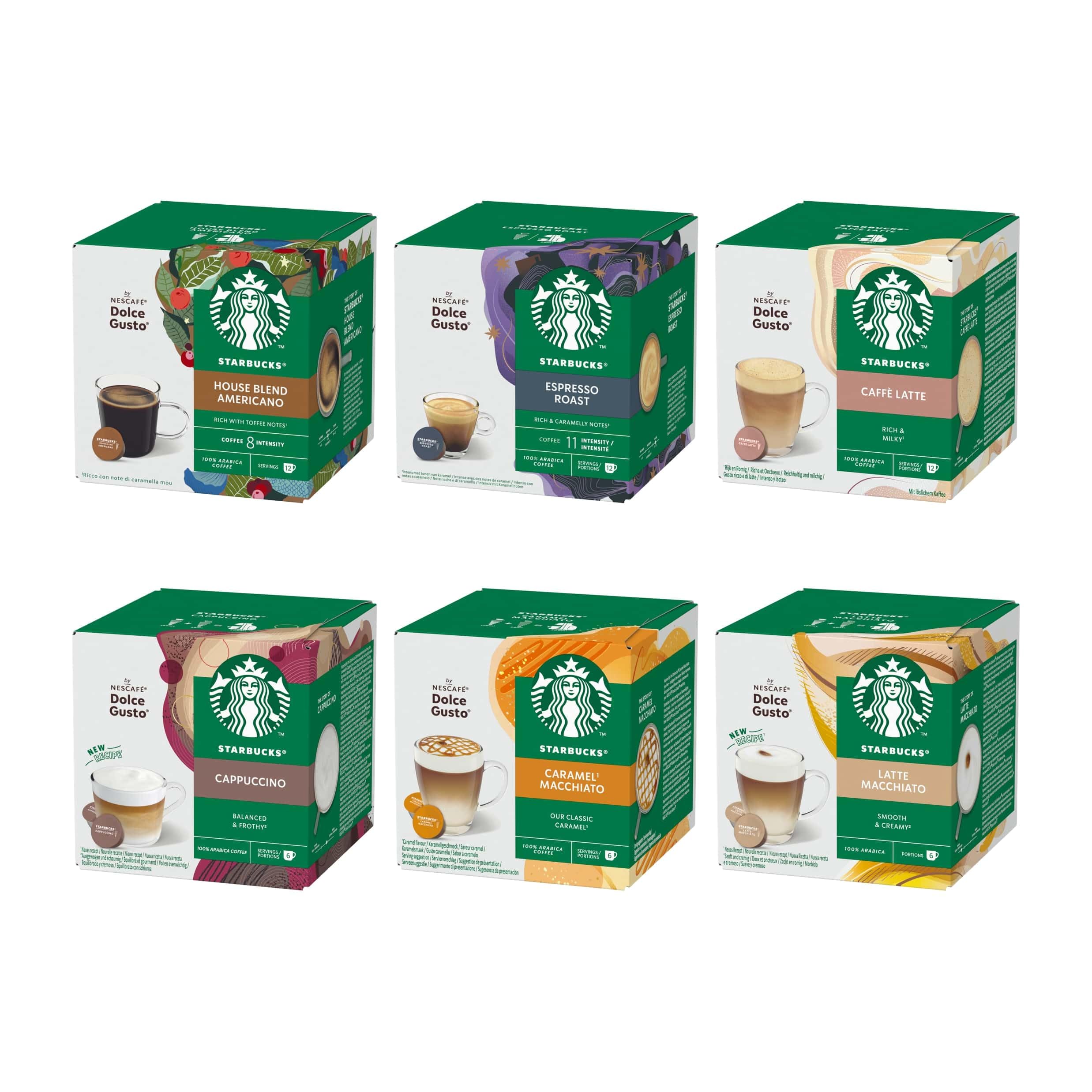 STARBUCKS Mixed Coffee Capsule Variety Pack for NESCAFÉ Dolce Gusto | 72 Count 3