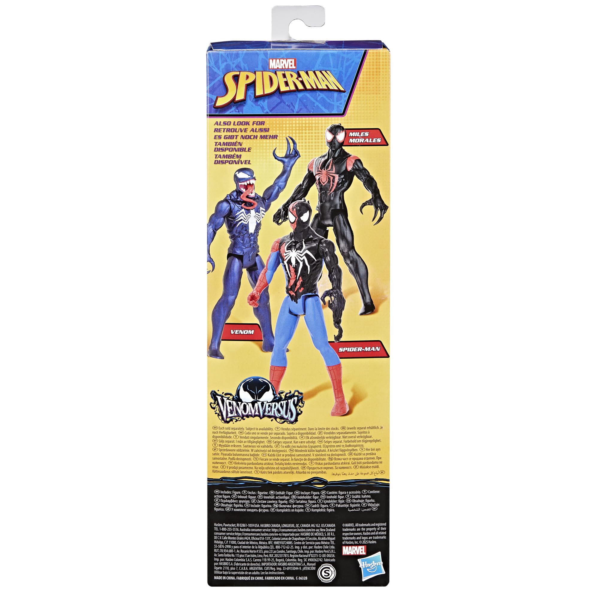 SPIDER-MAN VenomVersus Titan Hero Series Action Figure - 12 Inch, Ages 4+ 5