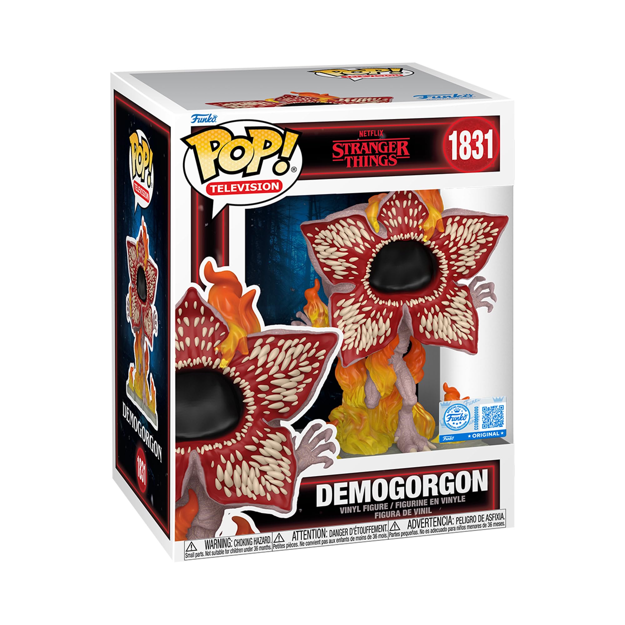 Funko Pop! Premium: Stranger Things - Demogorgon (On Fire) Vinyl Figure