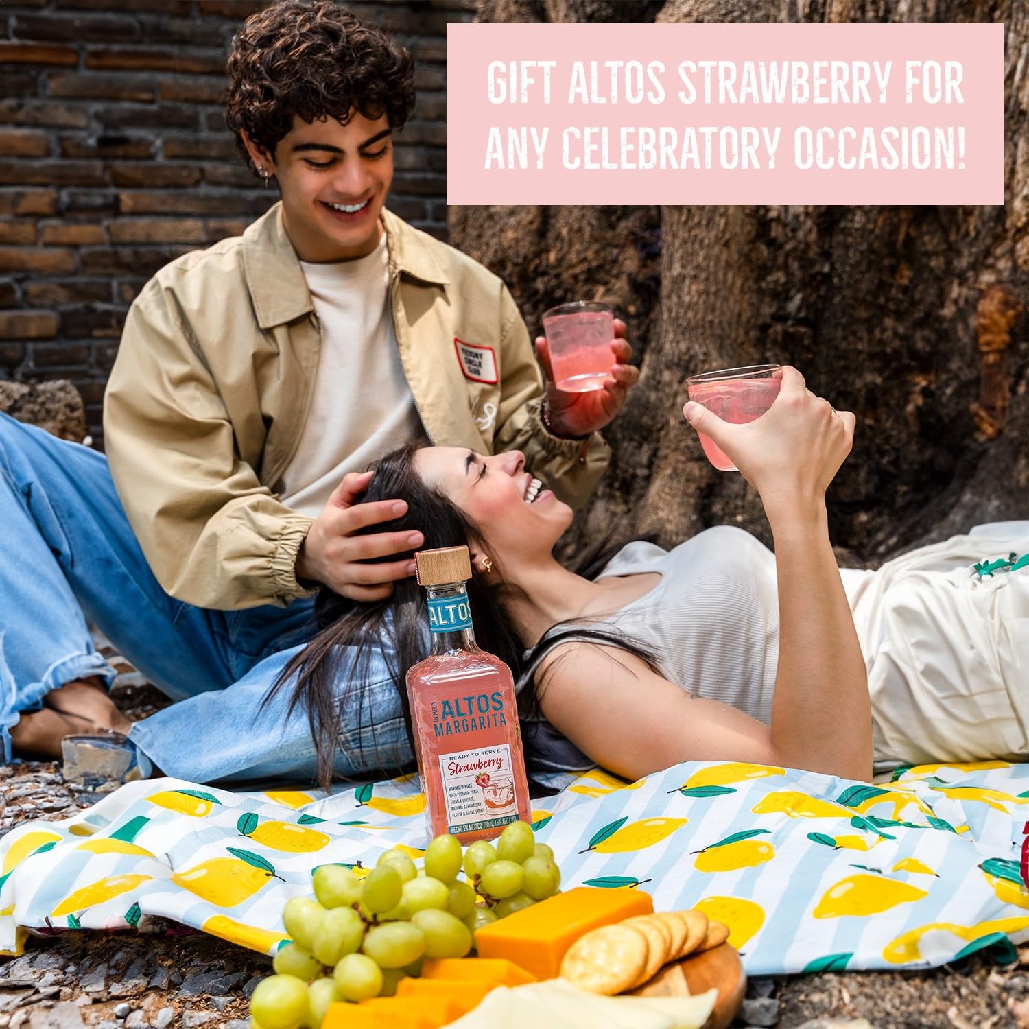 Olmeca Altos Strawberry Margarita Ready to Serve Tequila Cocktail | 14.9% ABV | 75cl 4