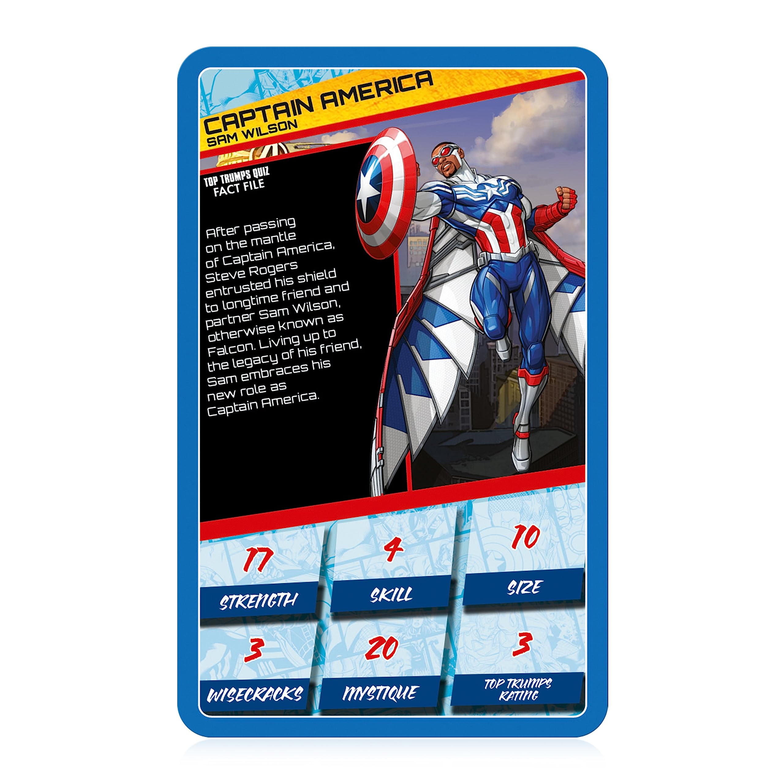 Top Trumps Marvel Universe 2 Card Game - Features Sam Wilson as Captain America | 30 Cards | Unisex Children 5