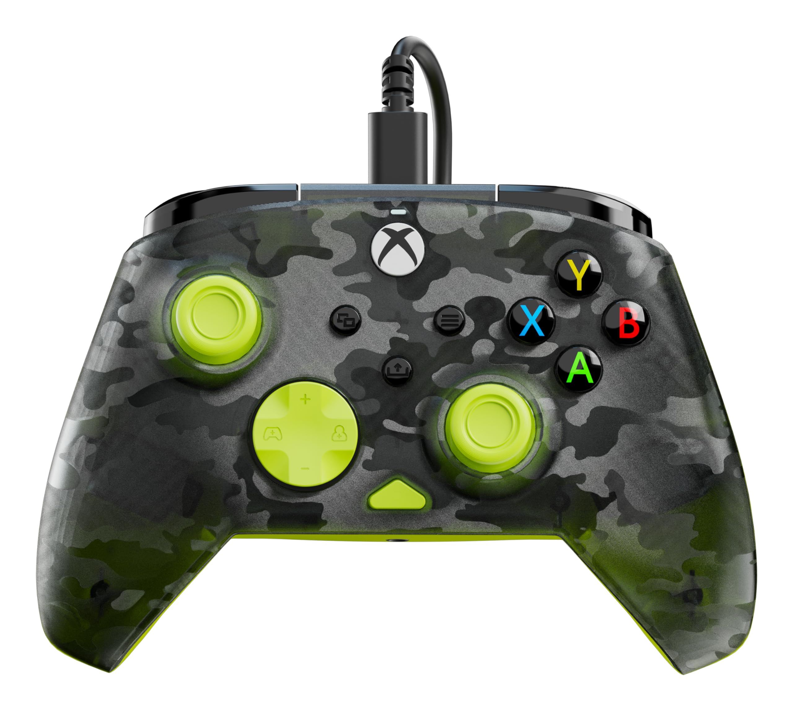 Turtle Beach Rematch Core Yellow and Ghost Black Camo Wired Gaming Controll 7