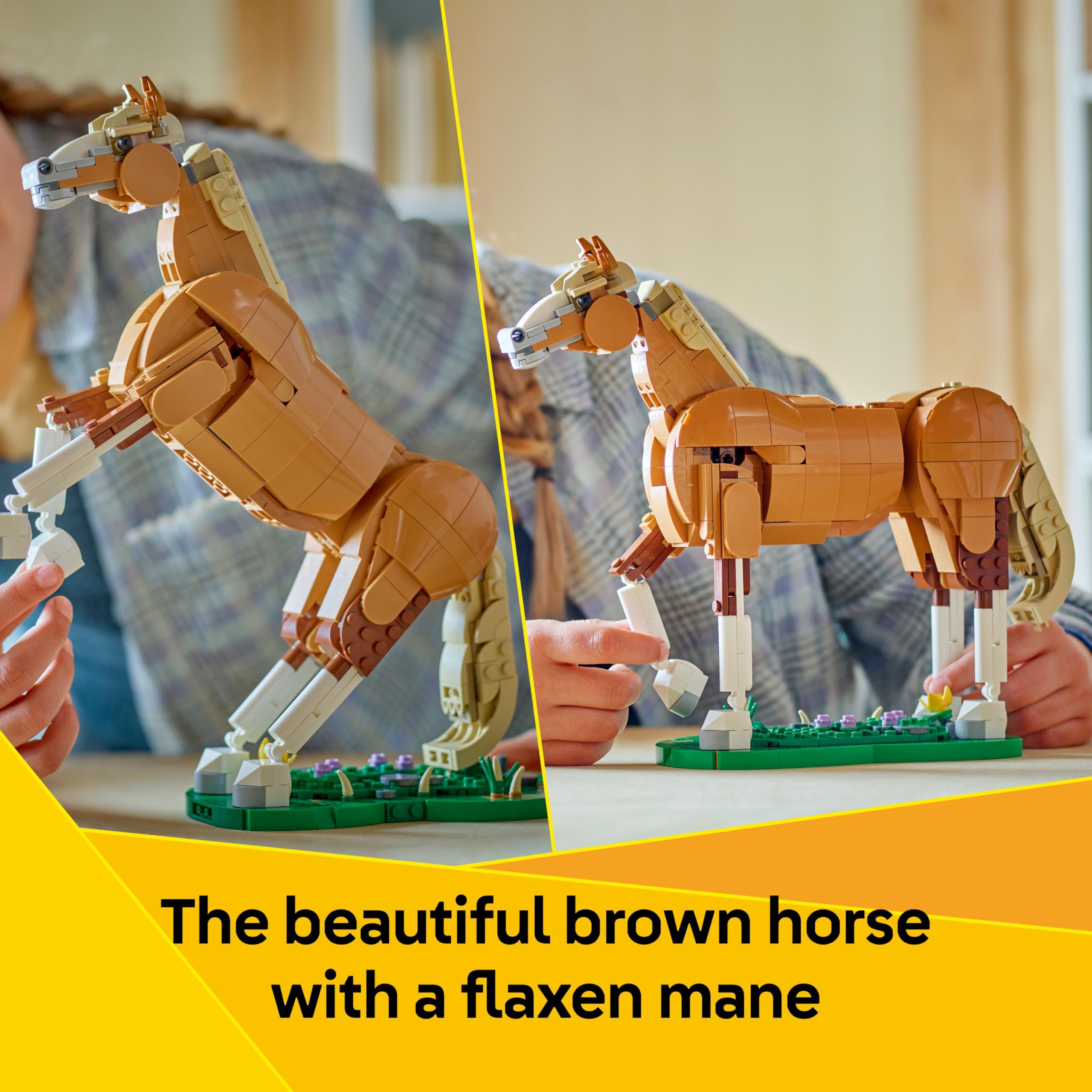 LEGO Creator 3in1 Beautiful Horse Toy - 3 Animal Building Sets for Ages 9+ 6