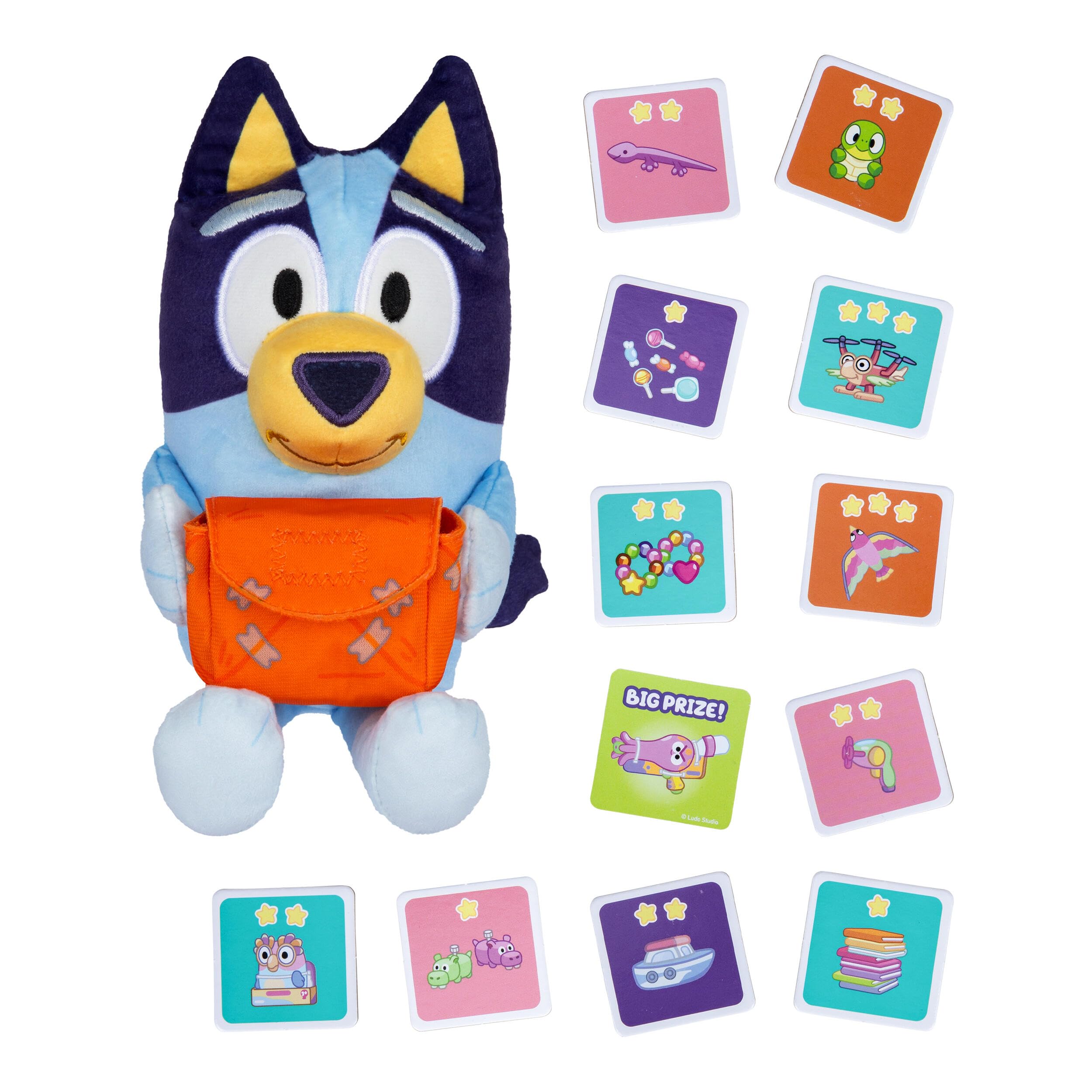 Moose Bluey Pass the Parcel Musical Game | 8" Plush | 2-9 Players 4
