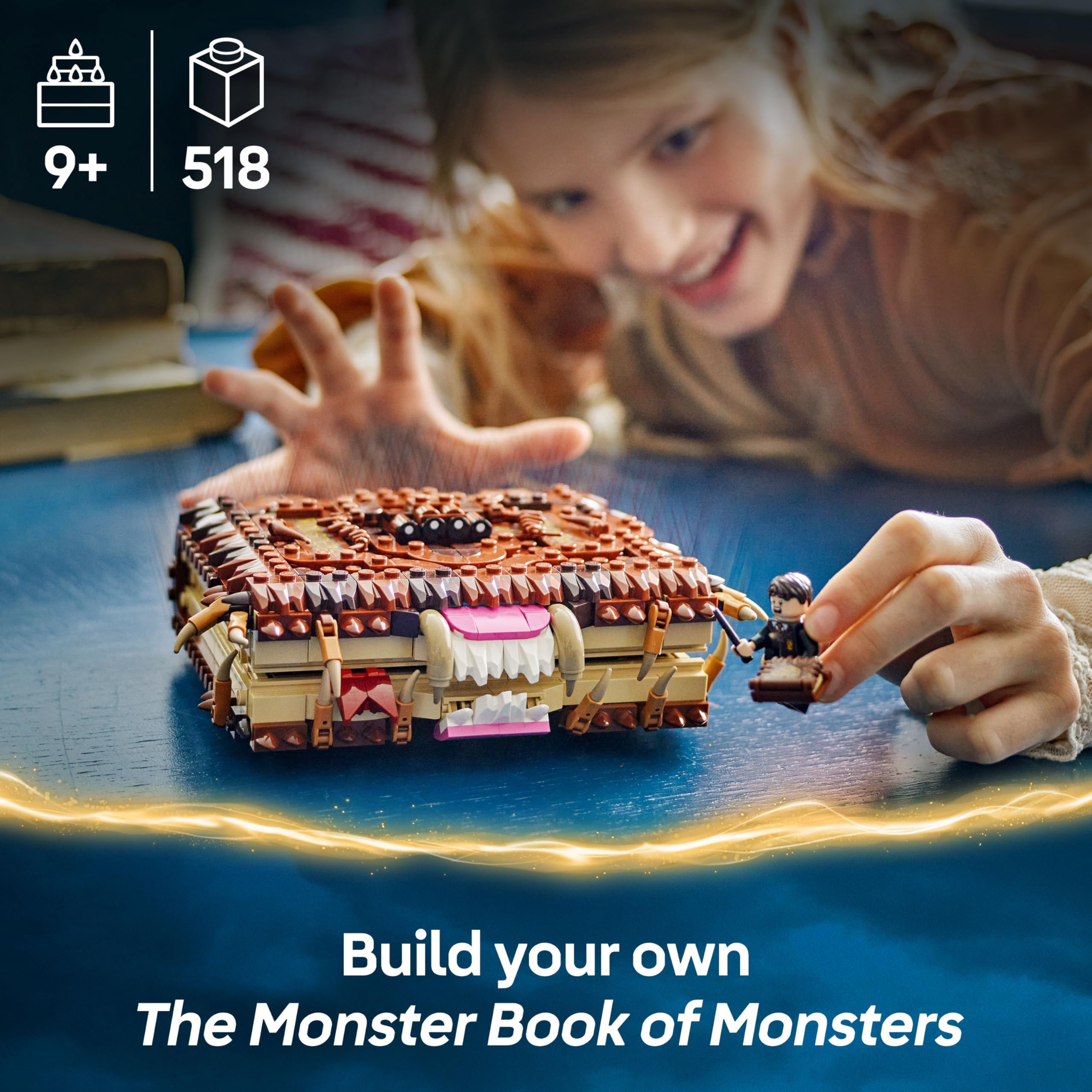 LEGO Harry Potter Chomping Monster Book of Monsters 76449 Building Set | Ages 9+