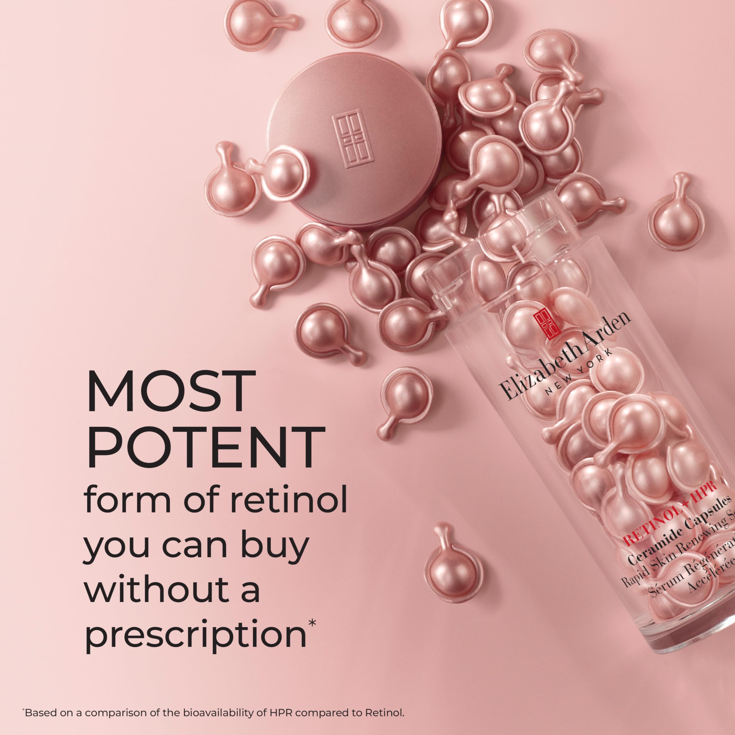 Elizabeth Arden Retinol + HPR Ceramide Capsules Rapid Skin Renewing Serum | 90pcs | Unscented 4