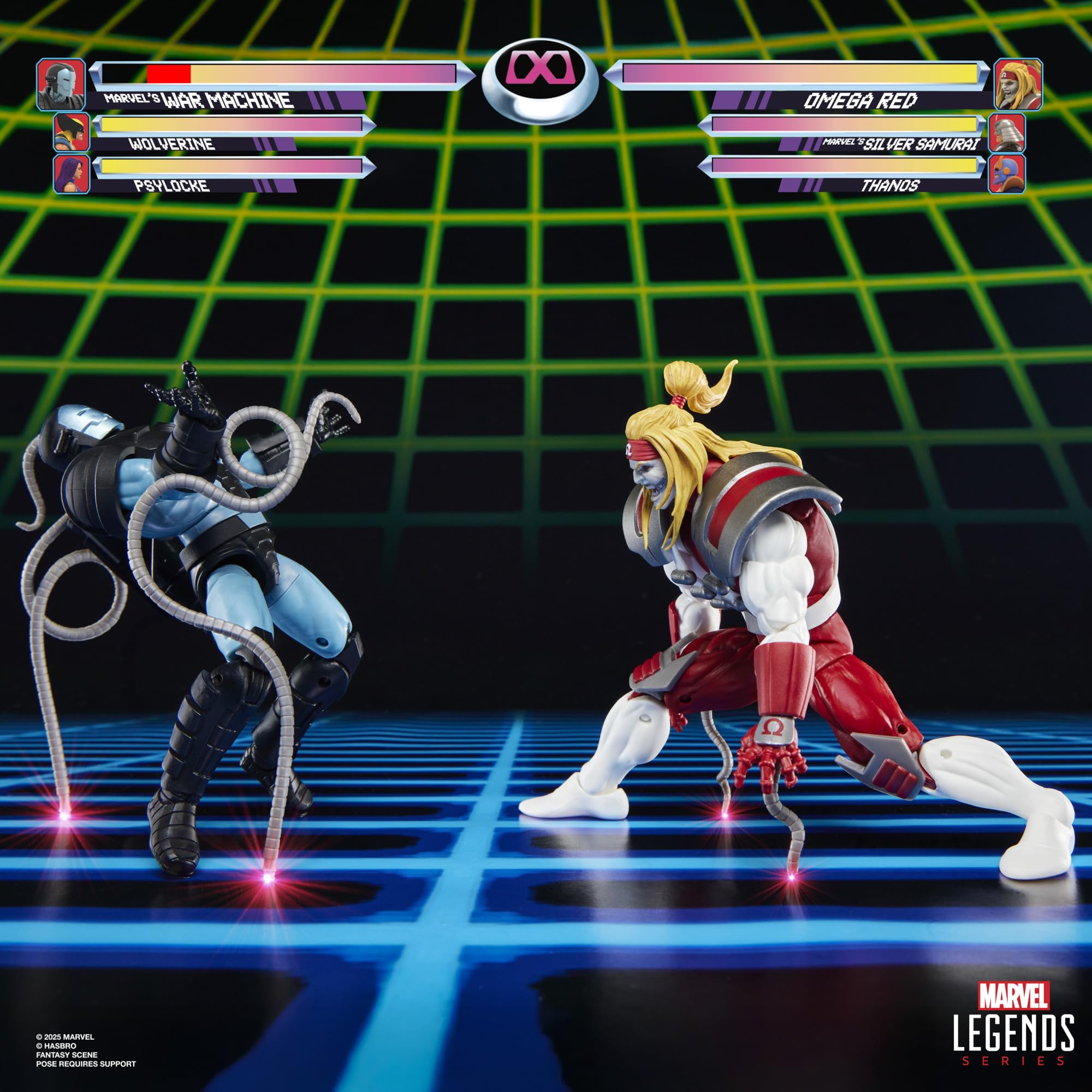 Marvel Legends Gamerverse War Machine vs Omega Red 2-Pack Action Figures 6