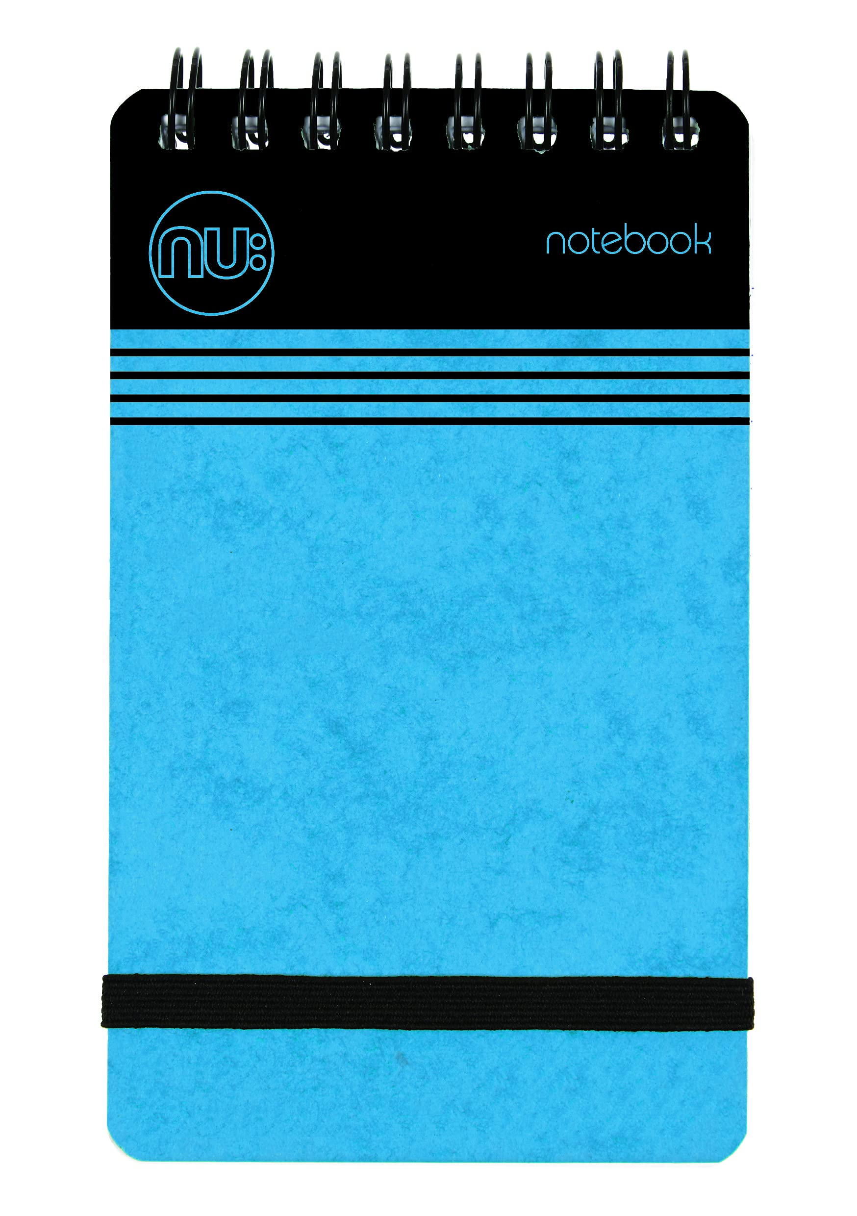 nu: Craze Cloud Range A7 Wirebound Notebook - Blue Cover, 80gsm FSC Paper, Perforated