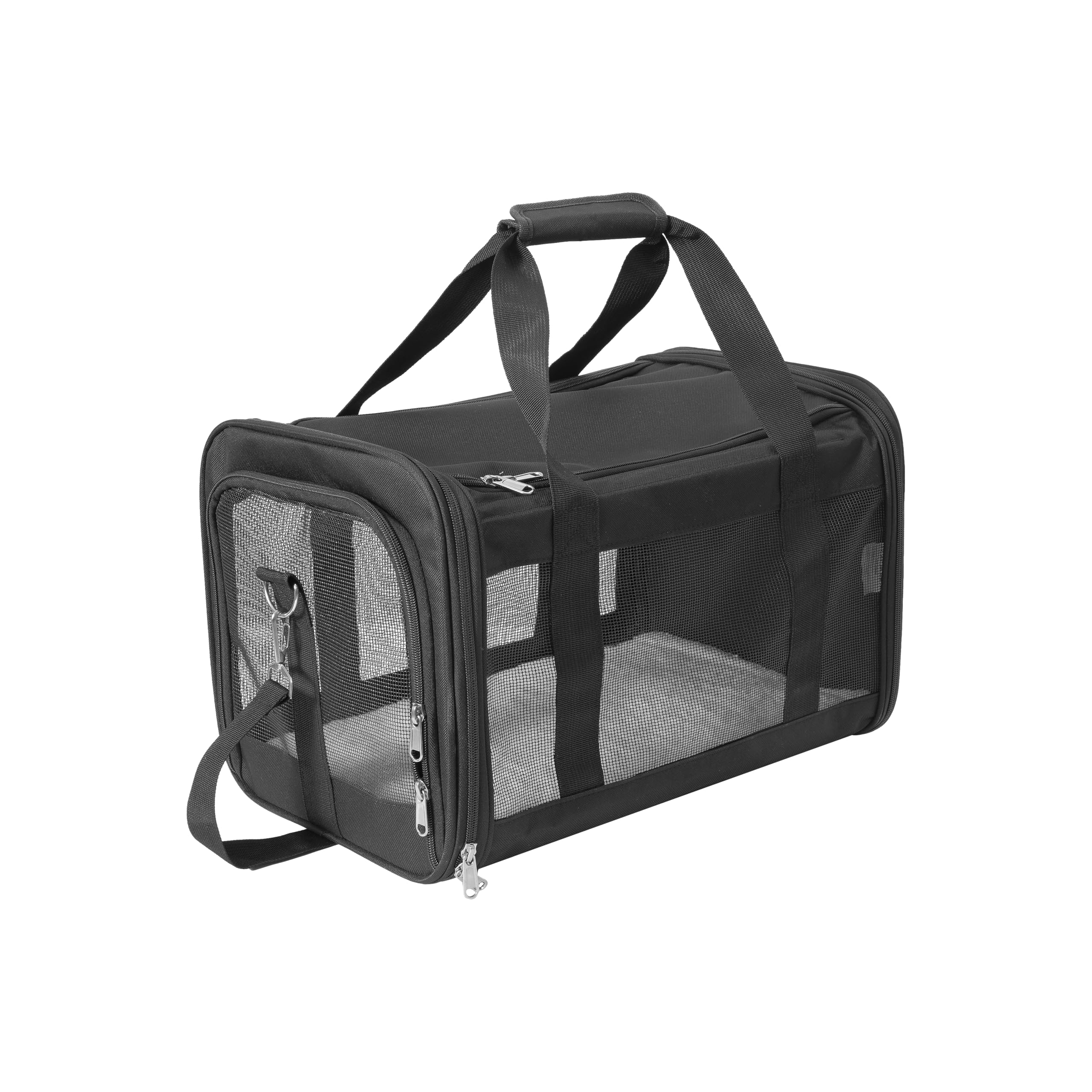REQUISITE NEEDS Soft-Sided Pet Carrier - Airline Approved | Foldable Travel Bag | Up to 7.7 kg